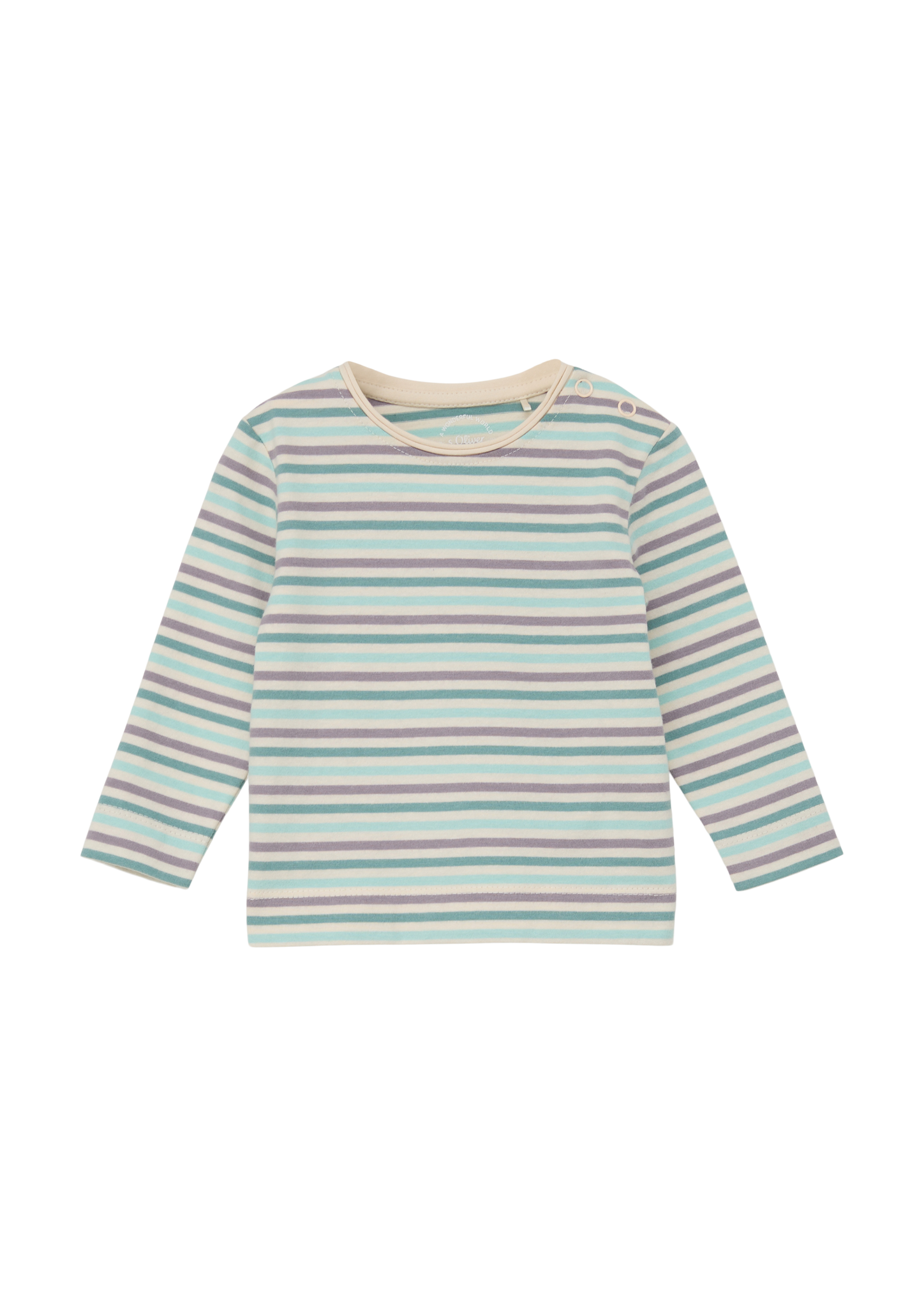 s.Oliver - Longsleeve mit Querstreifen, Babys, Beige