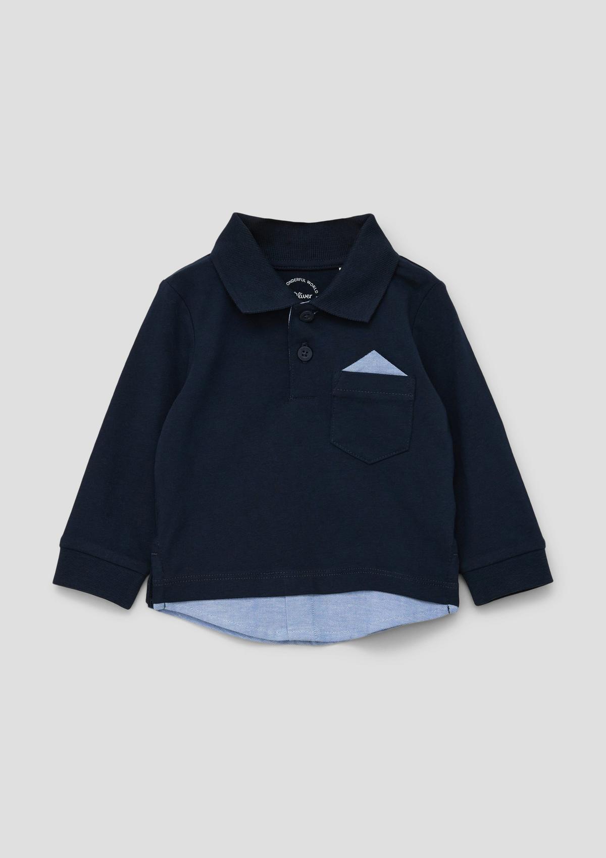 s.Oliver Polo-Shirt in Layering-Optik