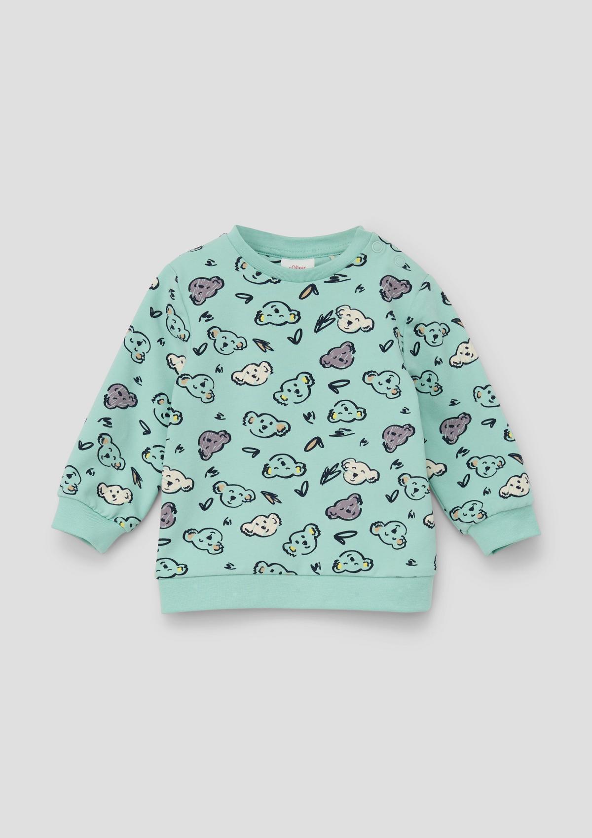 s.Oliver Sweatshirt with an all-over print