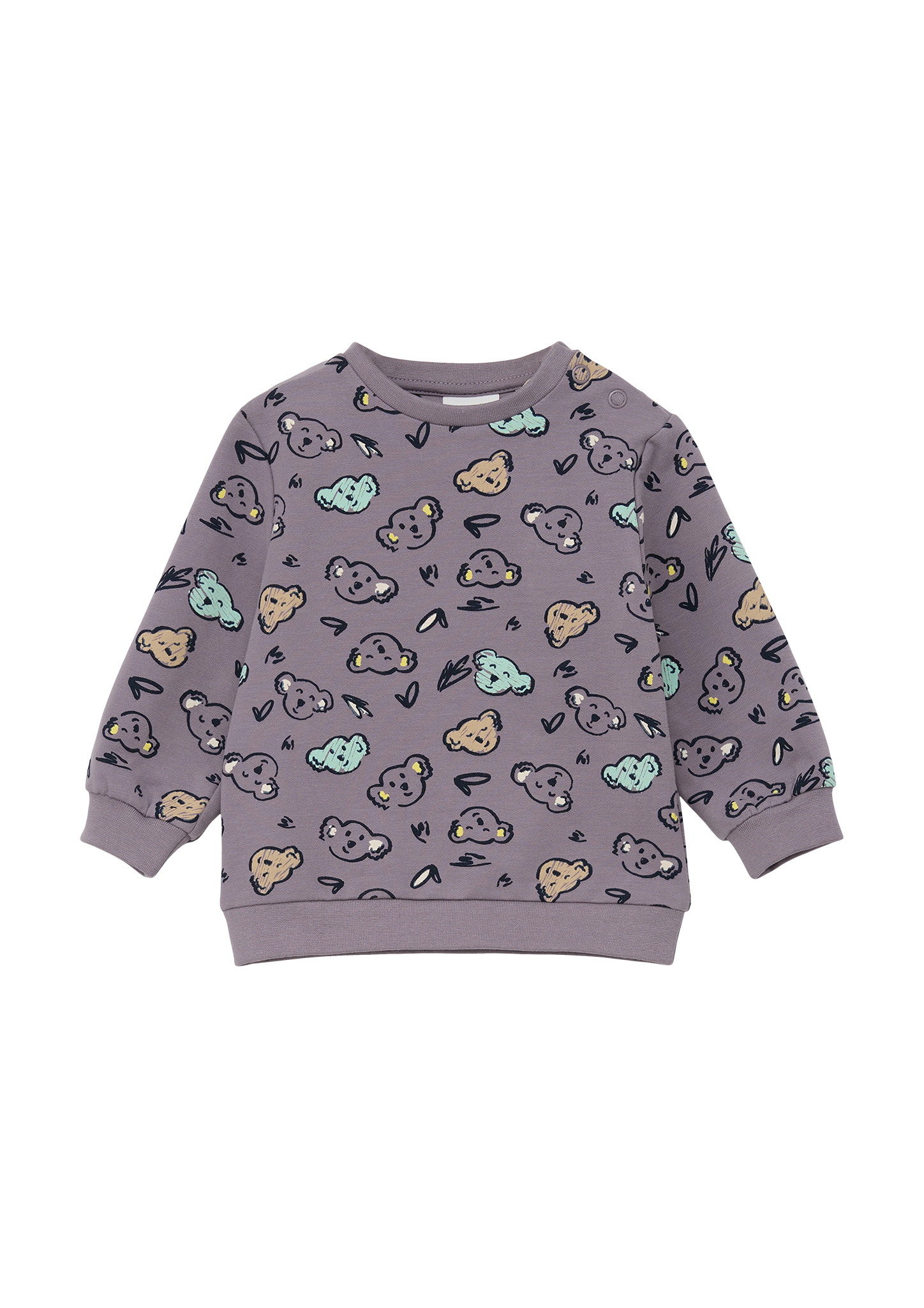 s.Oliver - Sweatshirt mit All-over-Print, Babys, grau