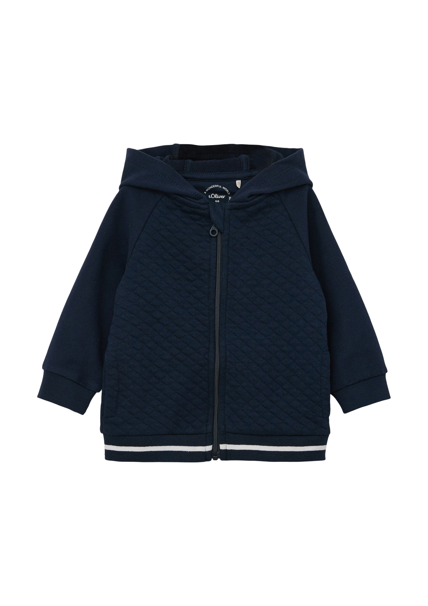 s.Oliver - Sweatjacke mit Steppung, Babys, blau