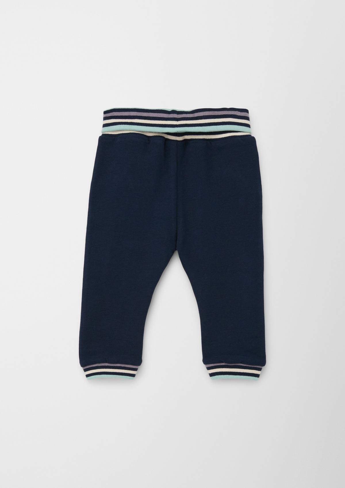 s.Oliver Tracksuit bottoms with a turn-down waistband