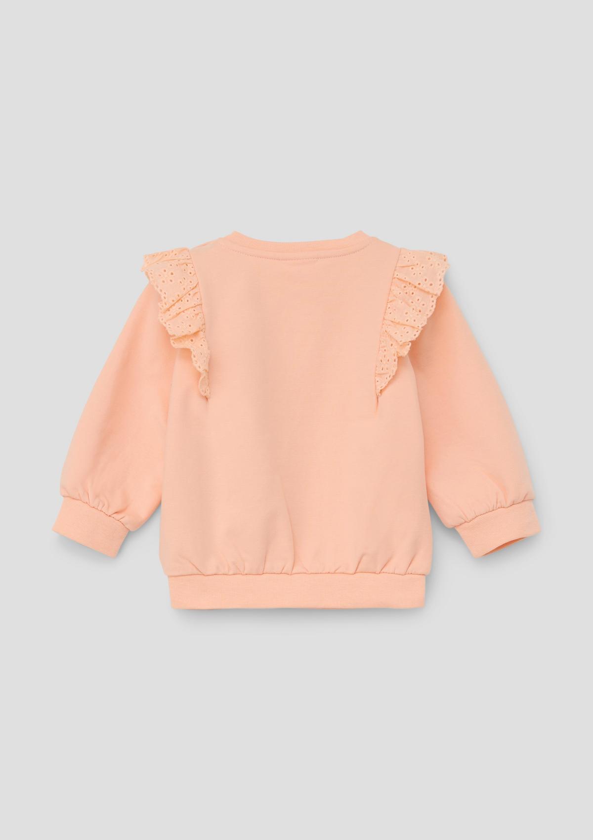 s.Oliver Sweatshirt with frill detail