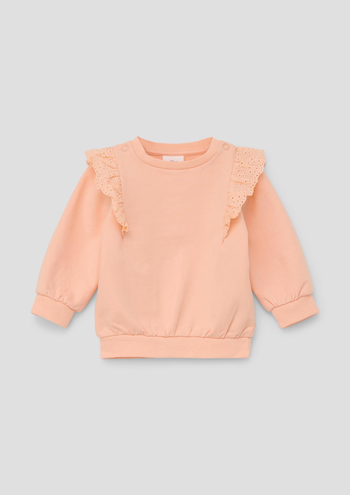 s.Oliver Sweatshirt with frill detail