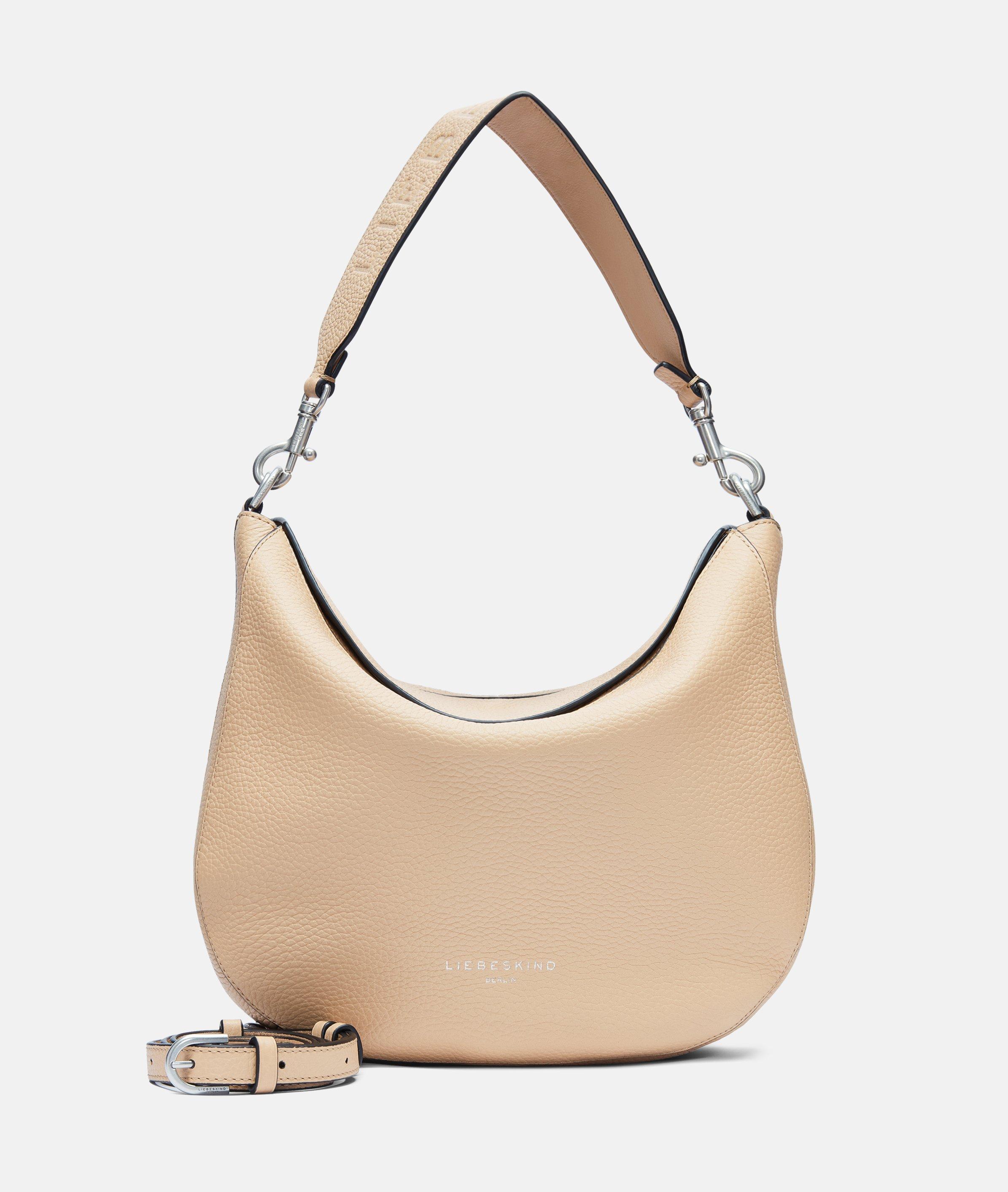 Liebeskind Berlin - Ledertasche mit Magnetverschluss -  Beige