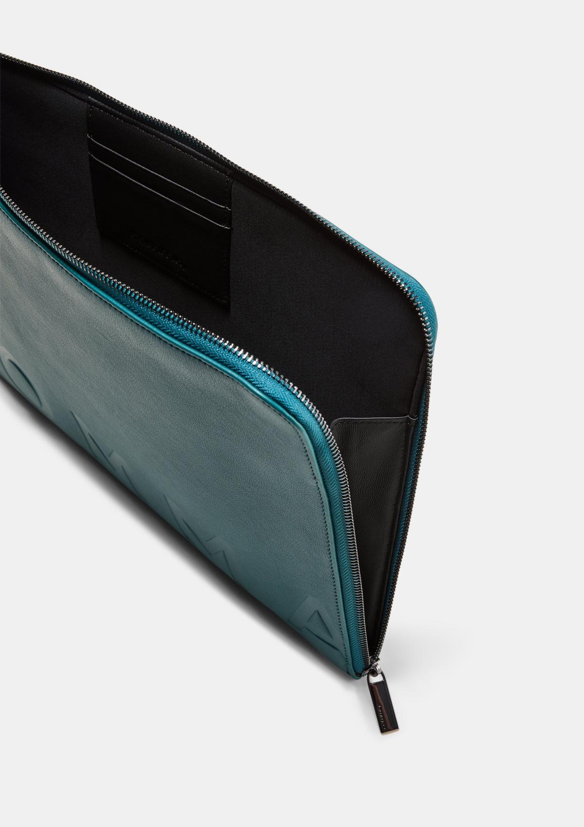 comma High-quality laptop bag made of leather
