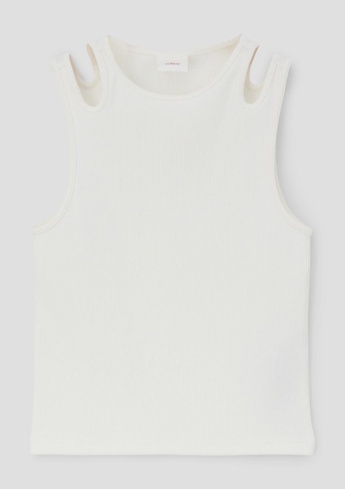 s.Oliver Stretch cotton tank top