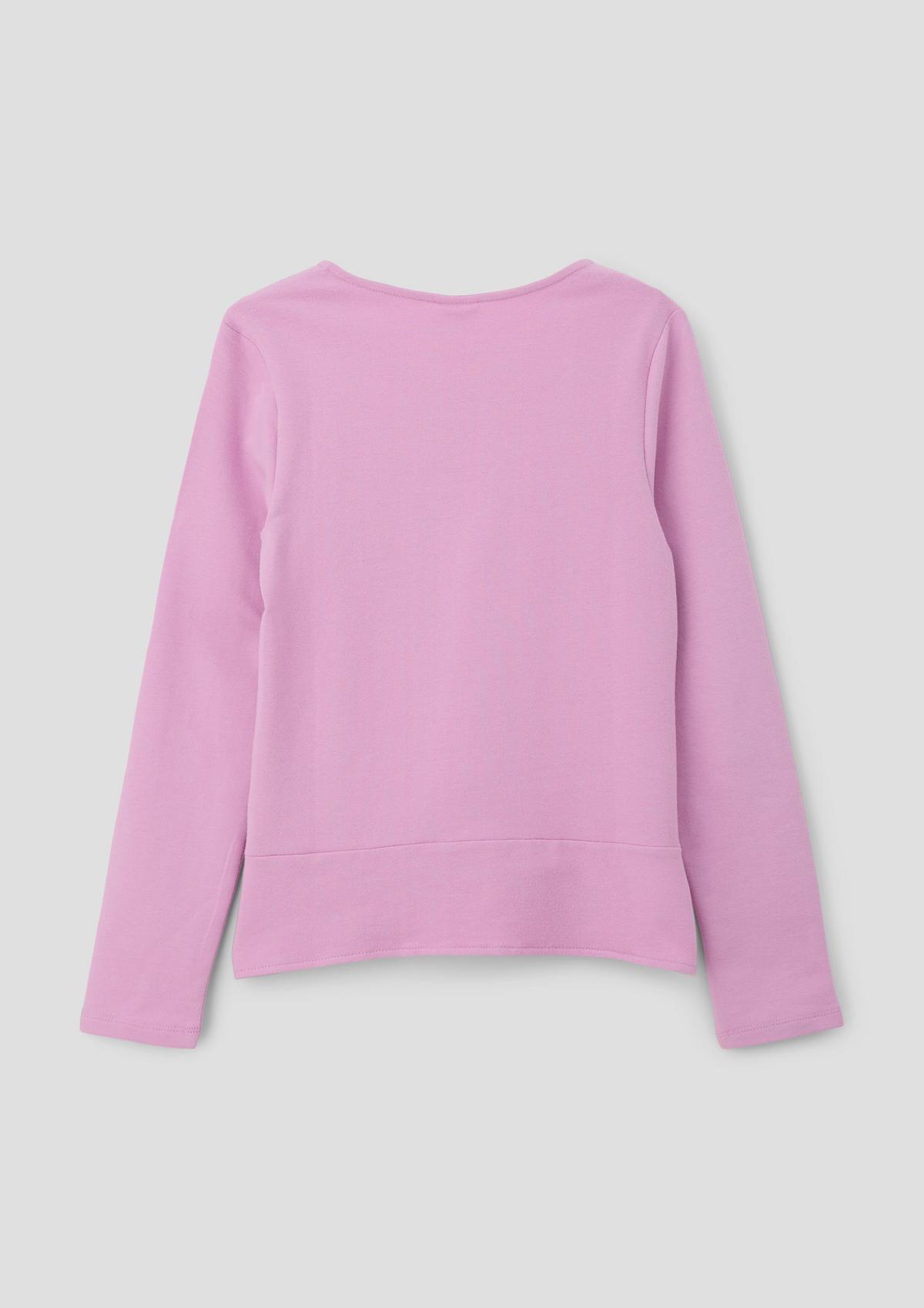 s.Oliver Long sleeve top with a knotted detail