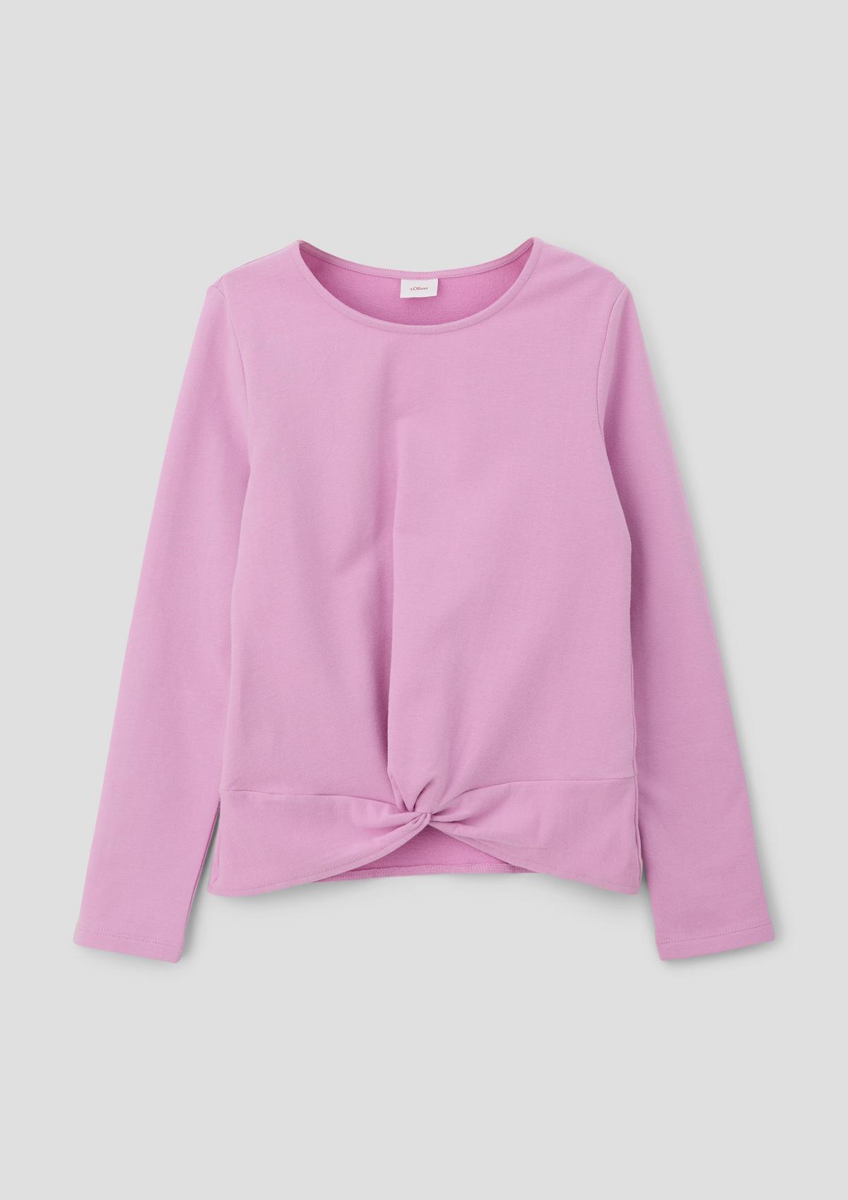 s.Oliver Long sleeve top with a knotted detail