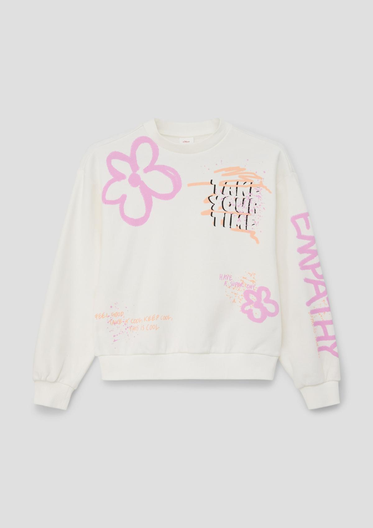 s.Oliver Soft sweatshirt with a front print