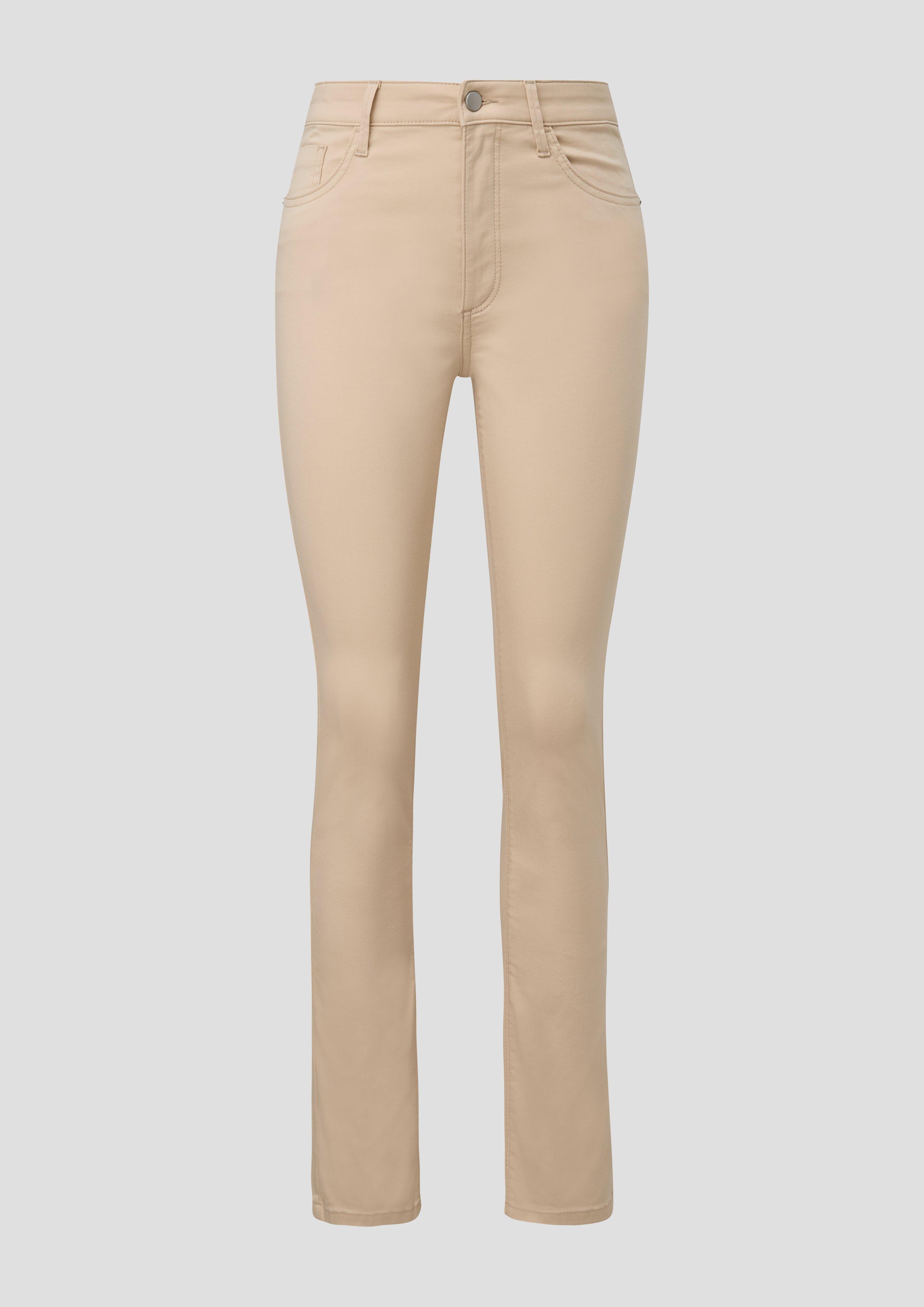 s.Oliver - Jeans Betsy / Slim Fit / High Rise / Slim Leg, Damen, Beige