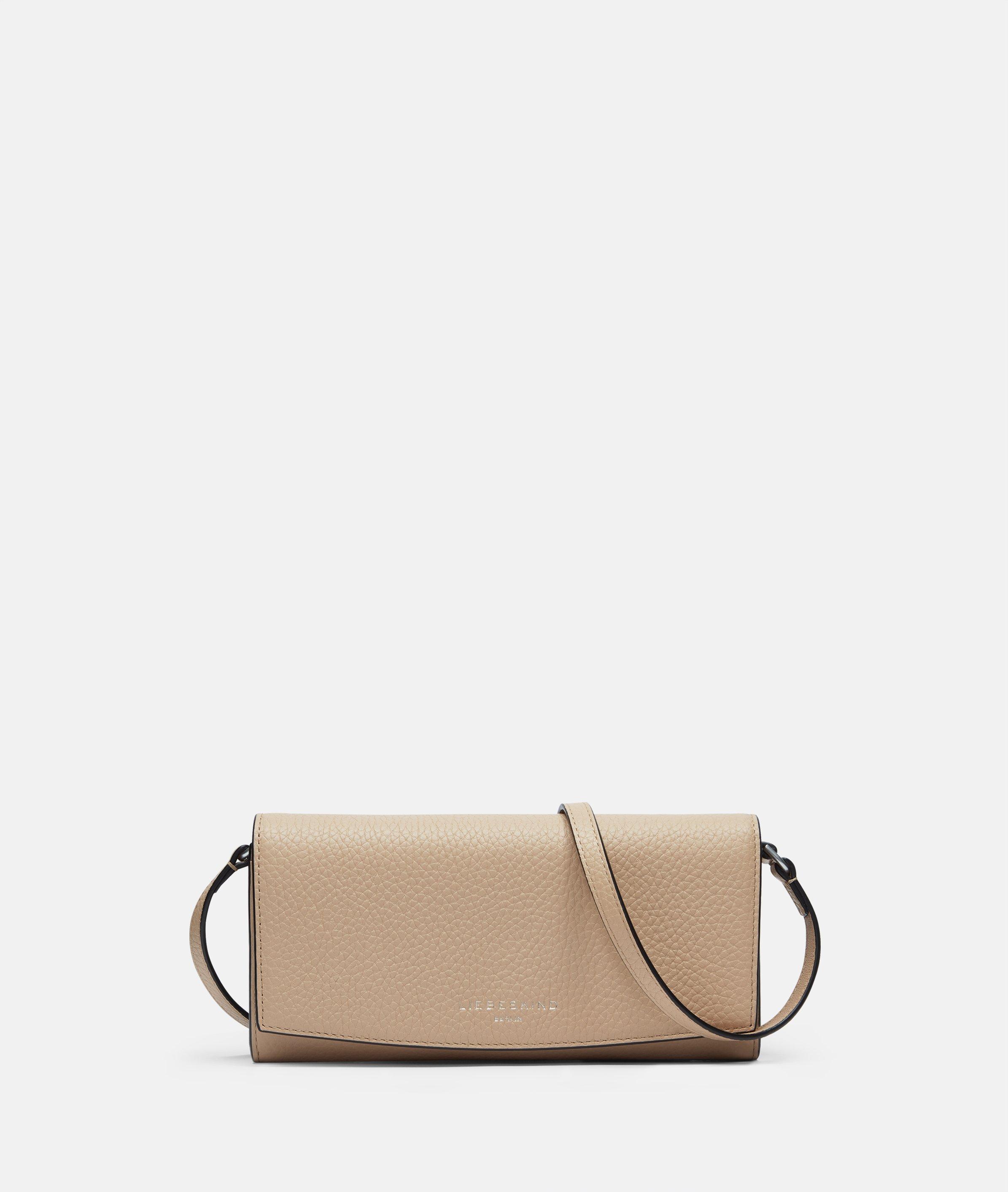 Liebeskind Berlin - Kompakte Tasche aus Rindsleder -  Beige