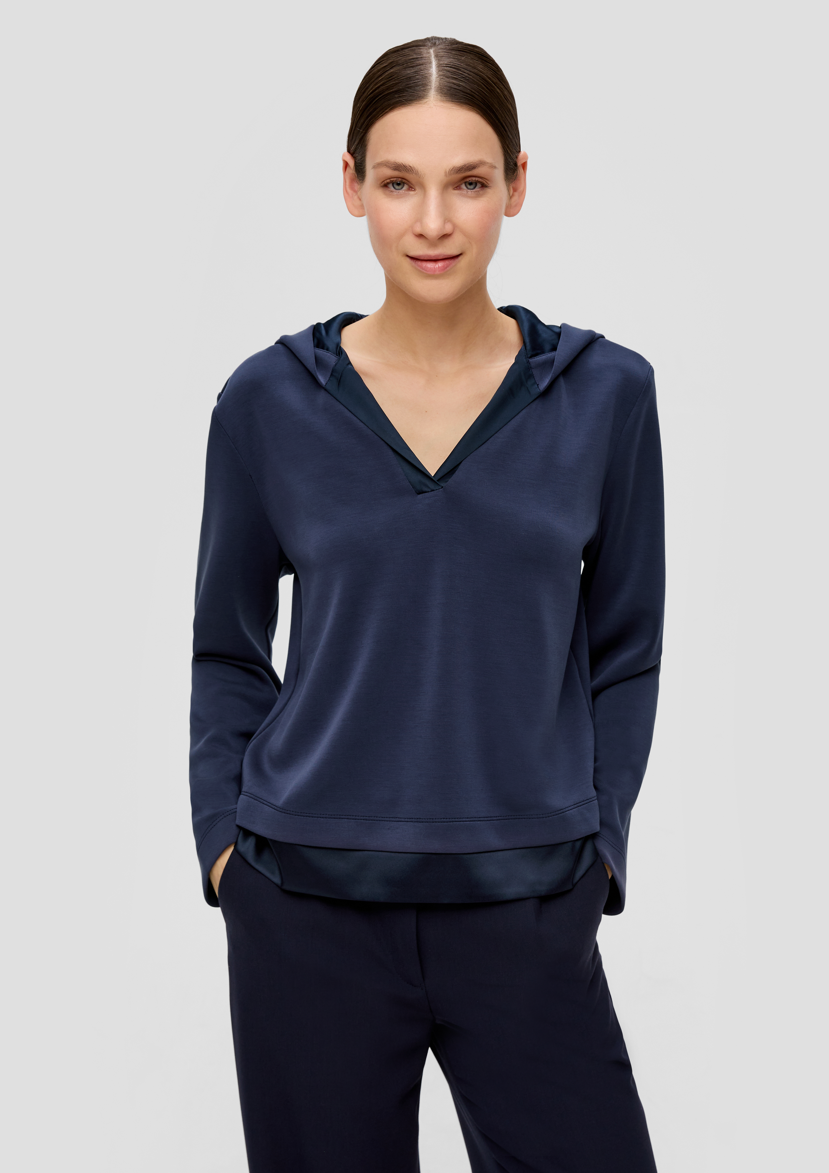 S.Oliver Scuba-Sweatshirt mit Kapuze