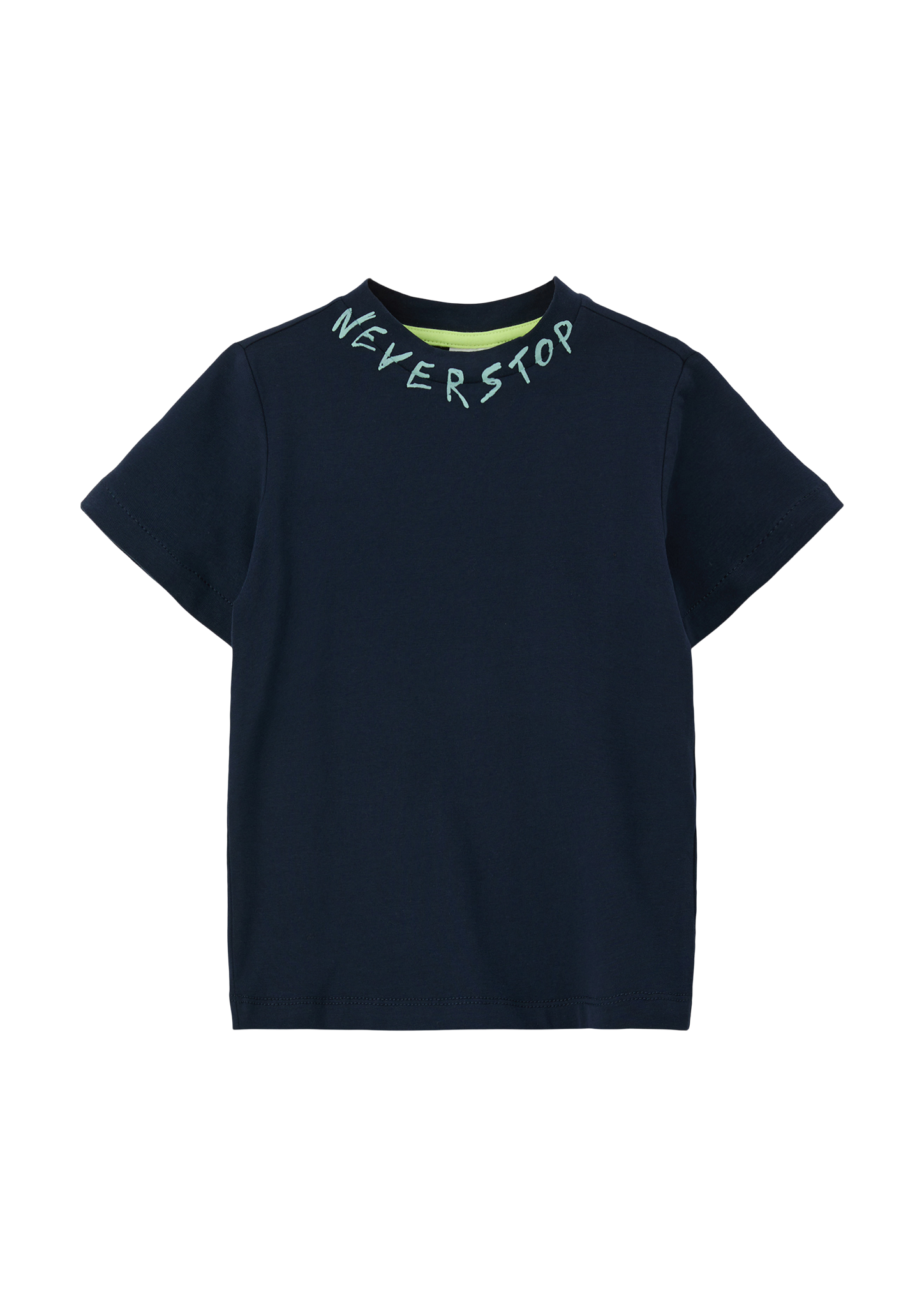 s.Oliver - T-Shirt aus Jersey mit Rückenprint, Kinder, blau