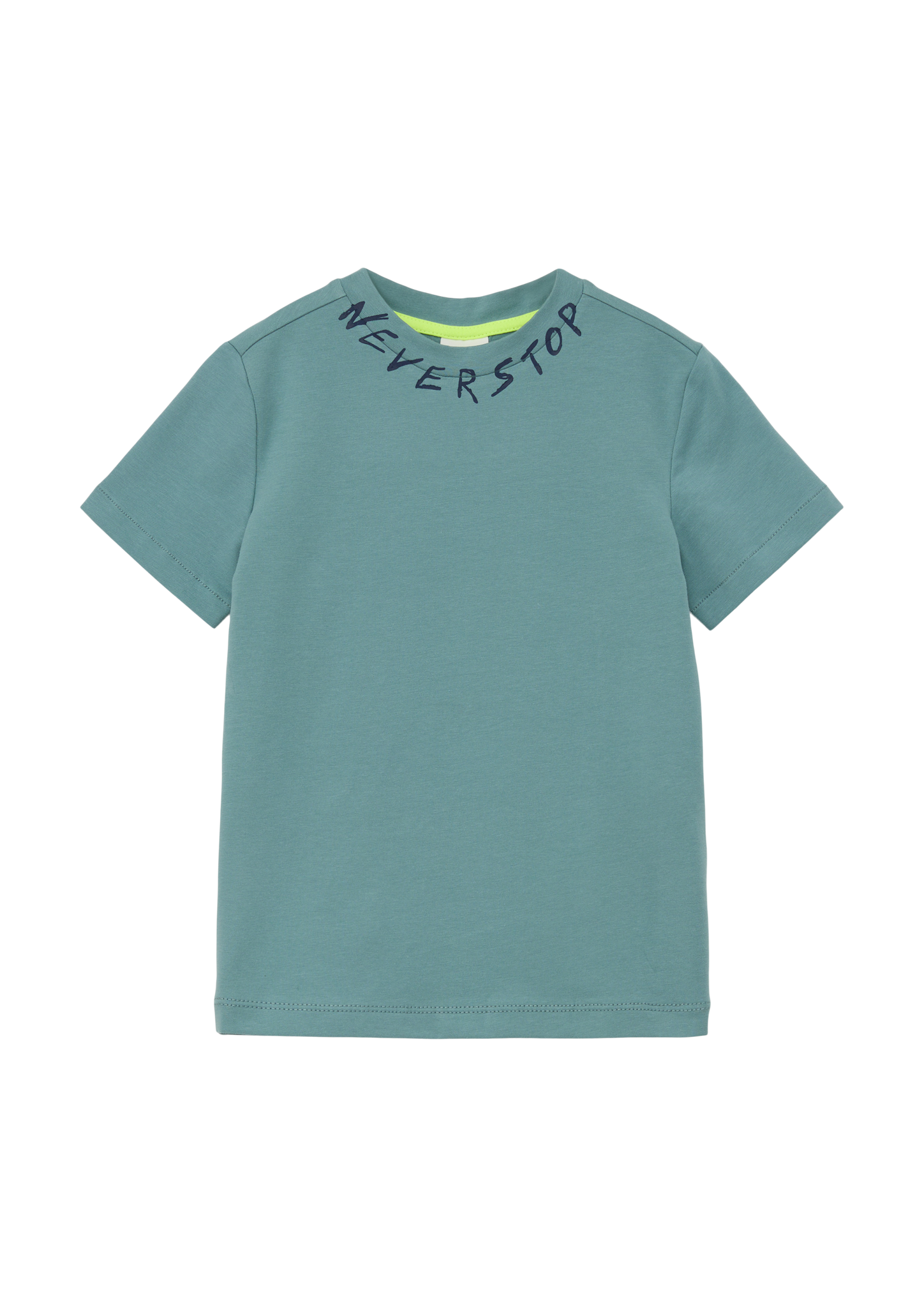 s.Oliver - T-Shirt aus Jersey mit Rückenprint, Kinder, türkis