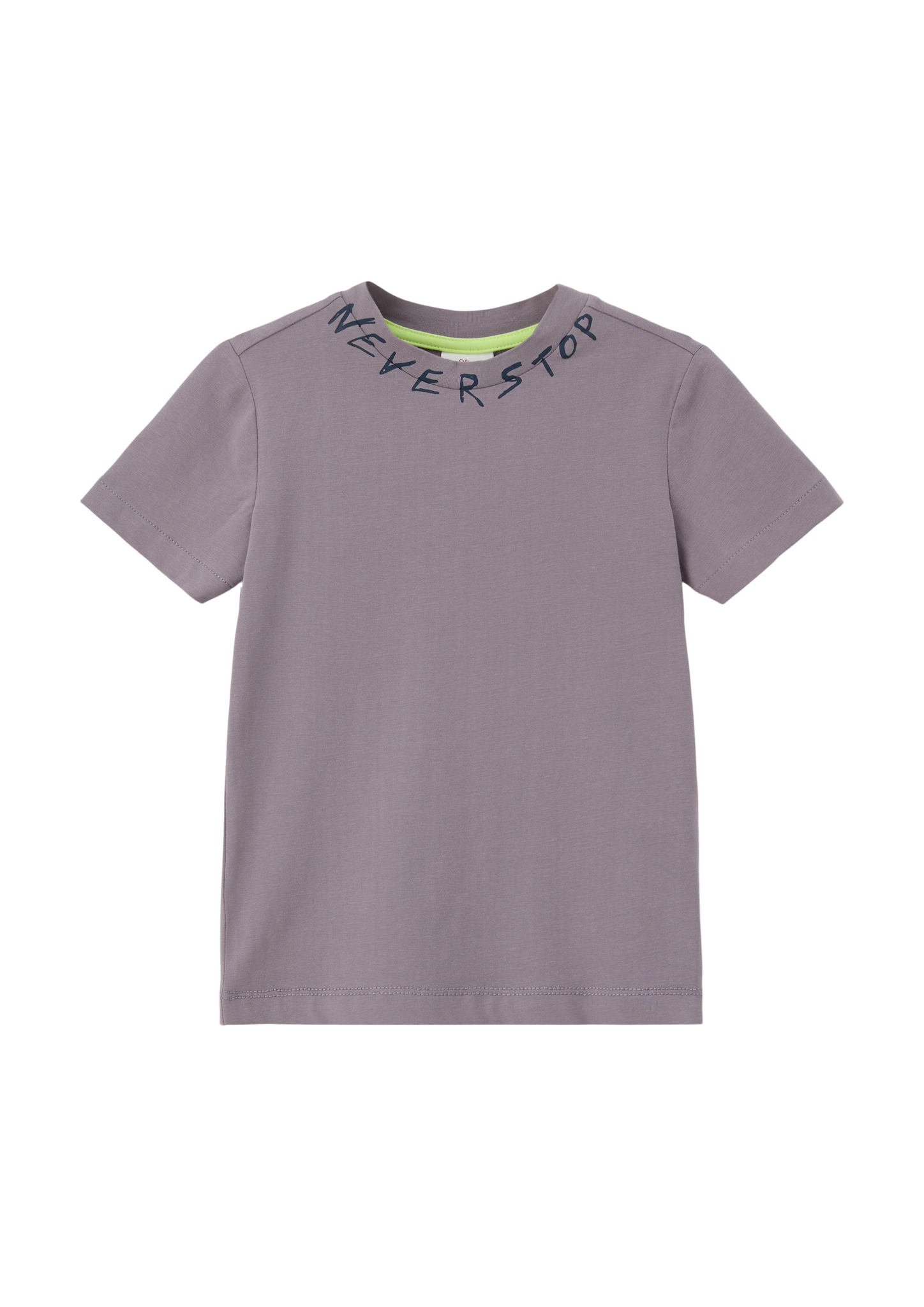 s.Oliver - T-Shirt aus Jersey mit Rückenprint, Kinder, grau