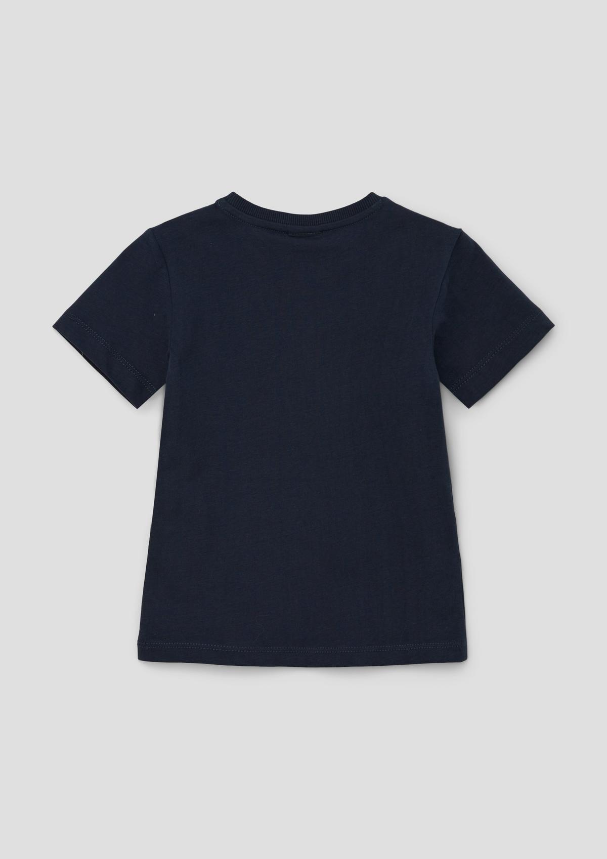 s.Oliver T-shirt met een rubberen print