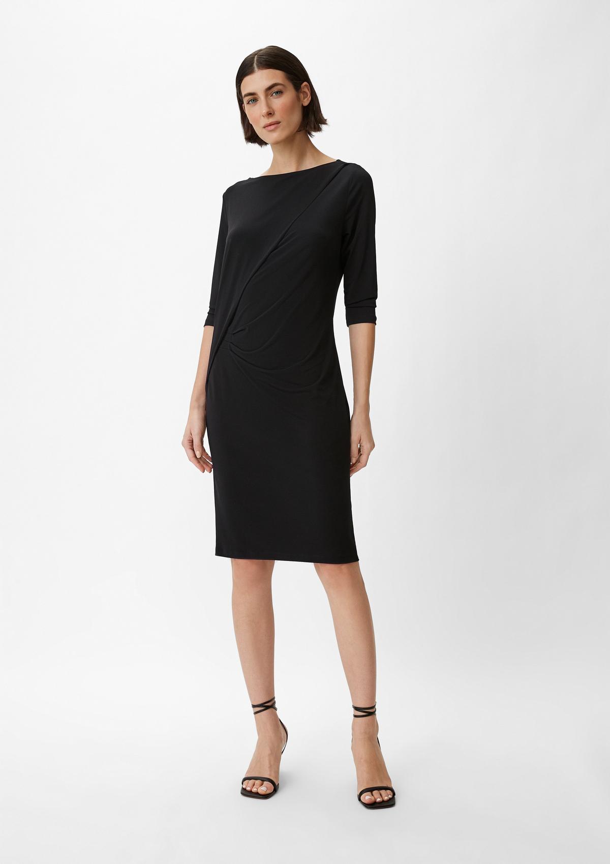 comma Jersey dress with gathering