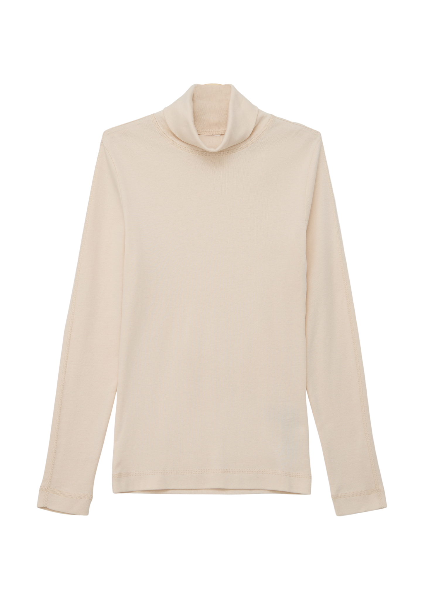 s.Oliver - Longsleeve mit Turtleneck, Mädchen, Beige