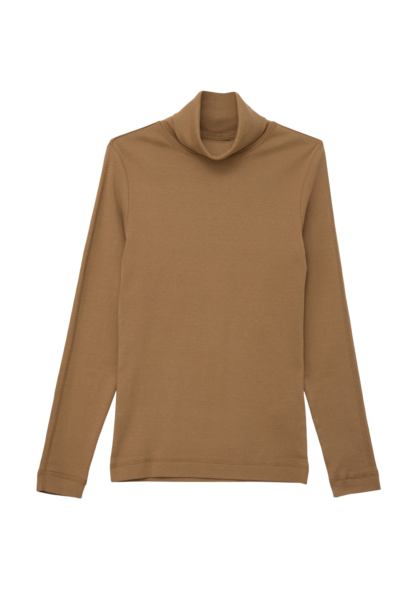 s.Oliver - Longsleeve mit Turtleneck, Mädchen, braun