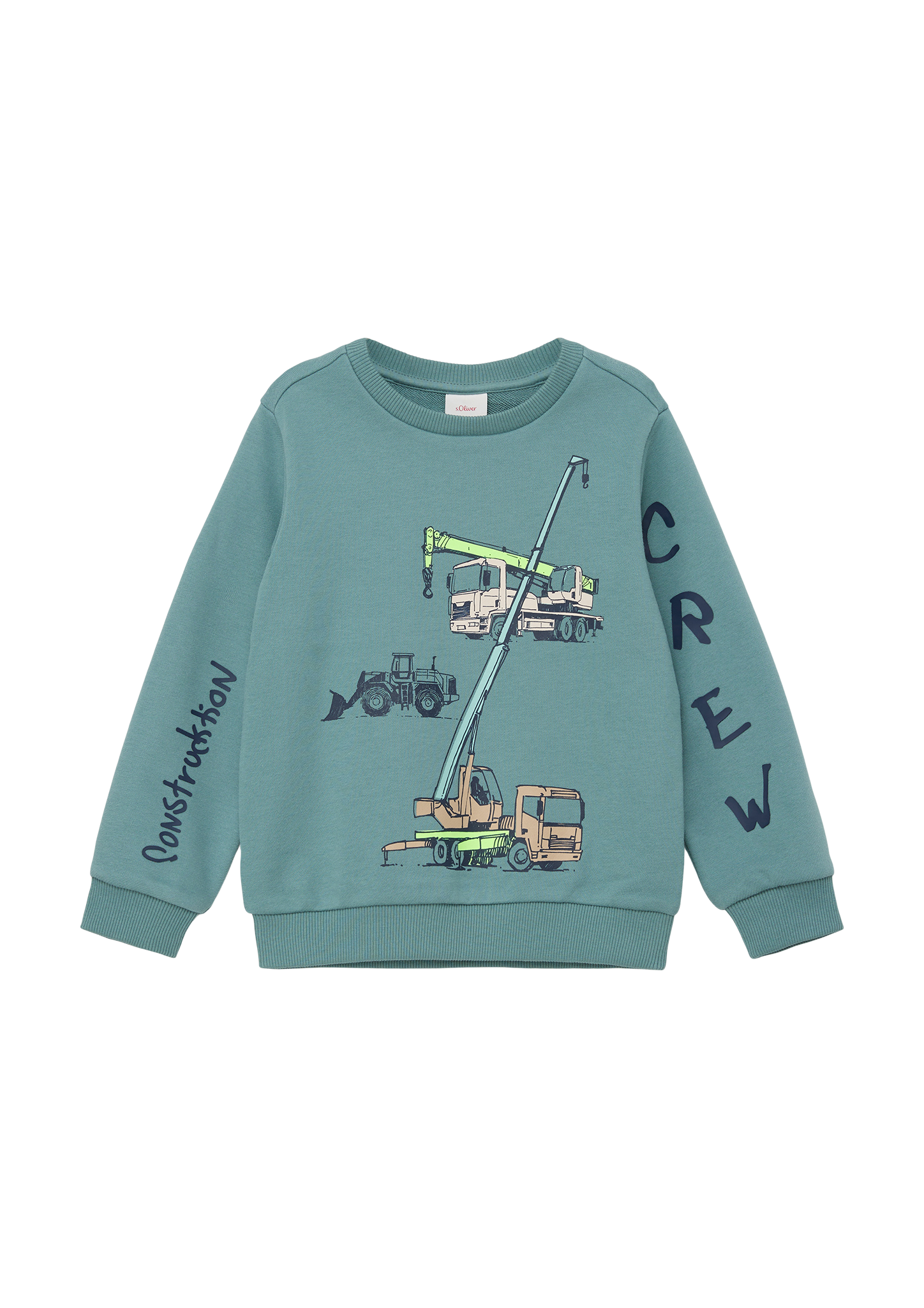 s.Oliver - Sweatshirt mit Frontprint, Kinder, türkis