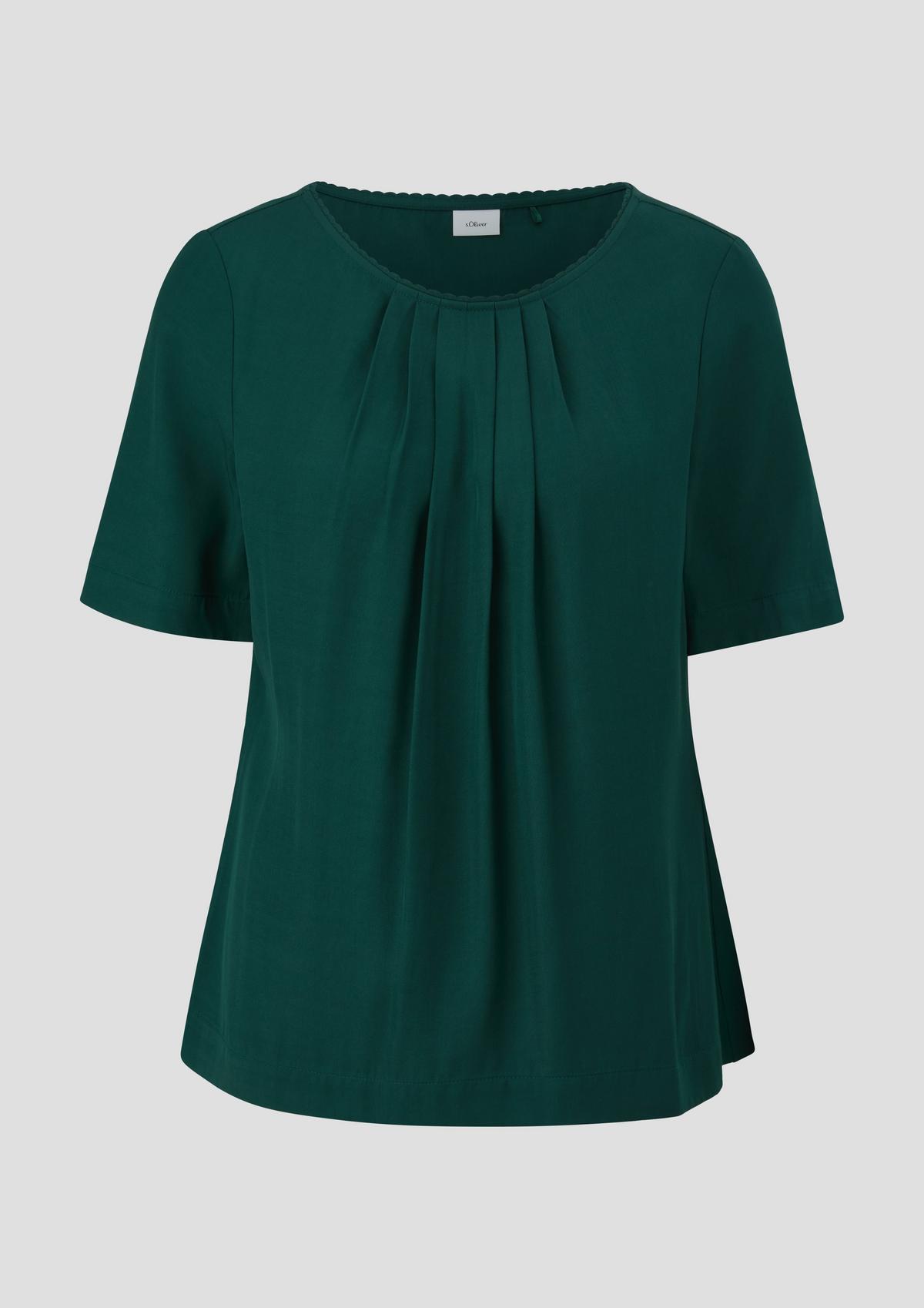 s.Oliver Blouse with pleated detail