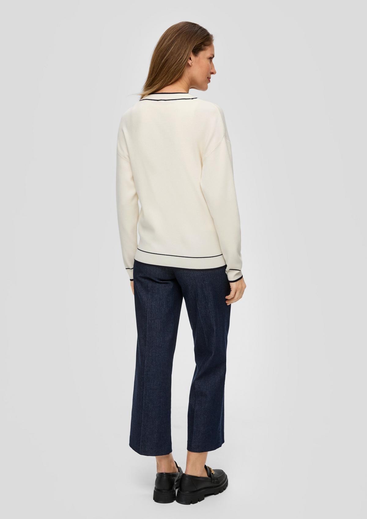 s.Oliver Cardigan with contrasting details
