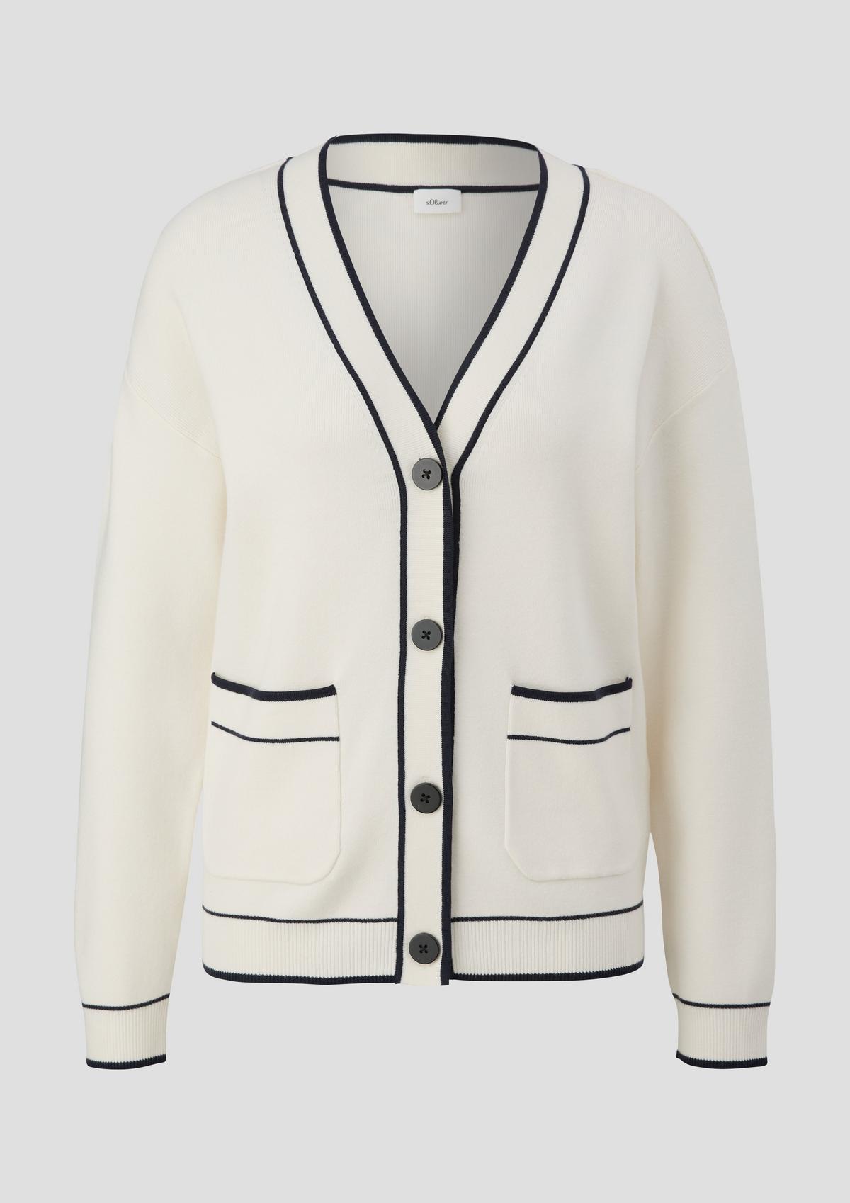s.Oliver Cardigan with contrasting details