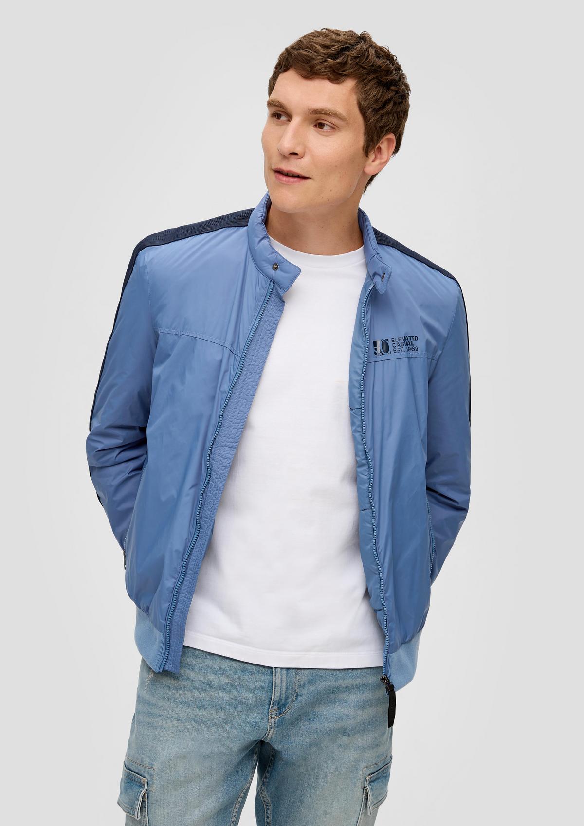 s.Oliver Nylon jacket with a stand-up collar
