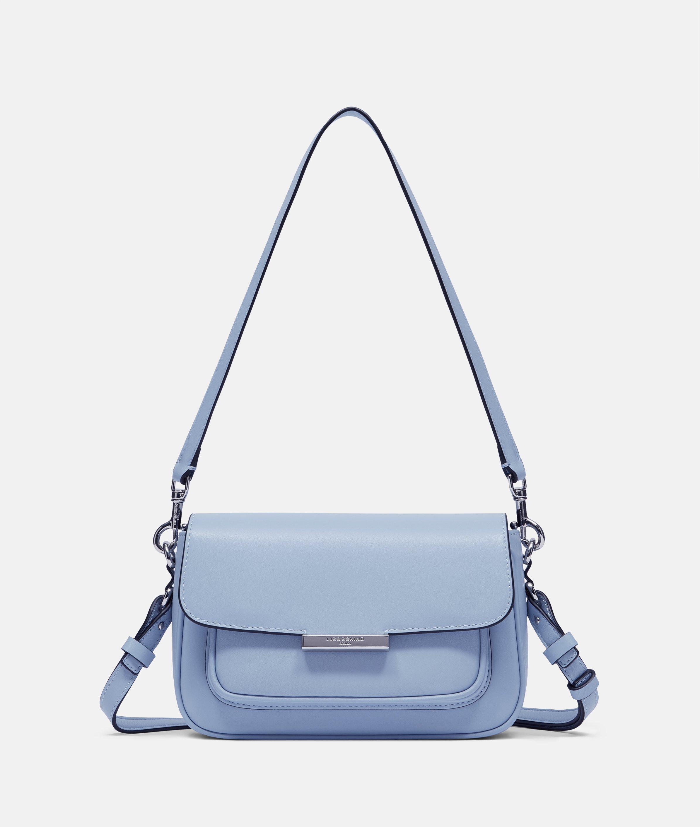 Liebeskind Berlin - Elegante Crossbody-Bag aus Nappaleder -  blau