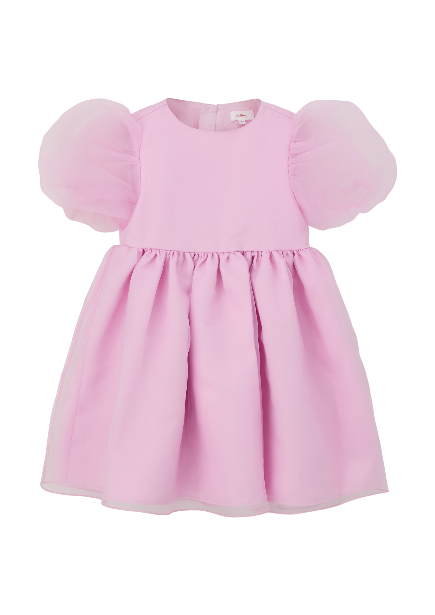 s.Oliver - Kleid mit Satinrock, Kinder, Rosa