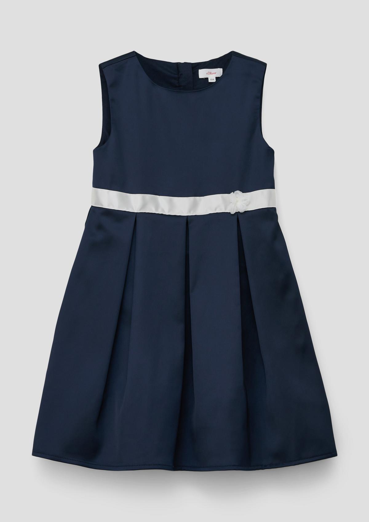 s.Oliver Satijnen jurk met sierrand
