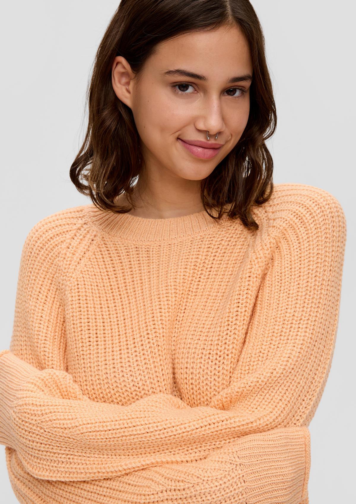 s.Oliver Knit jumper with ribbed elements
