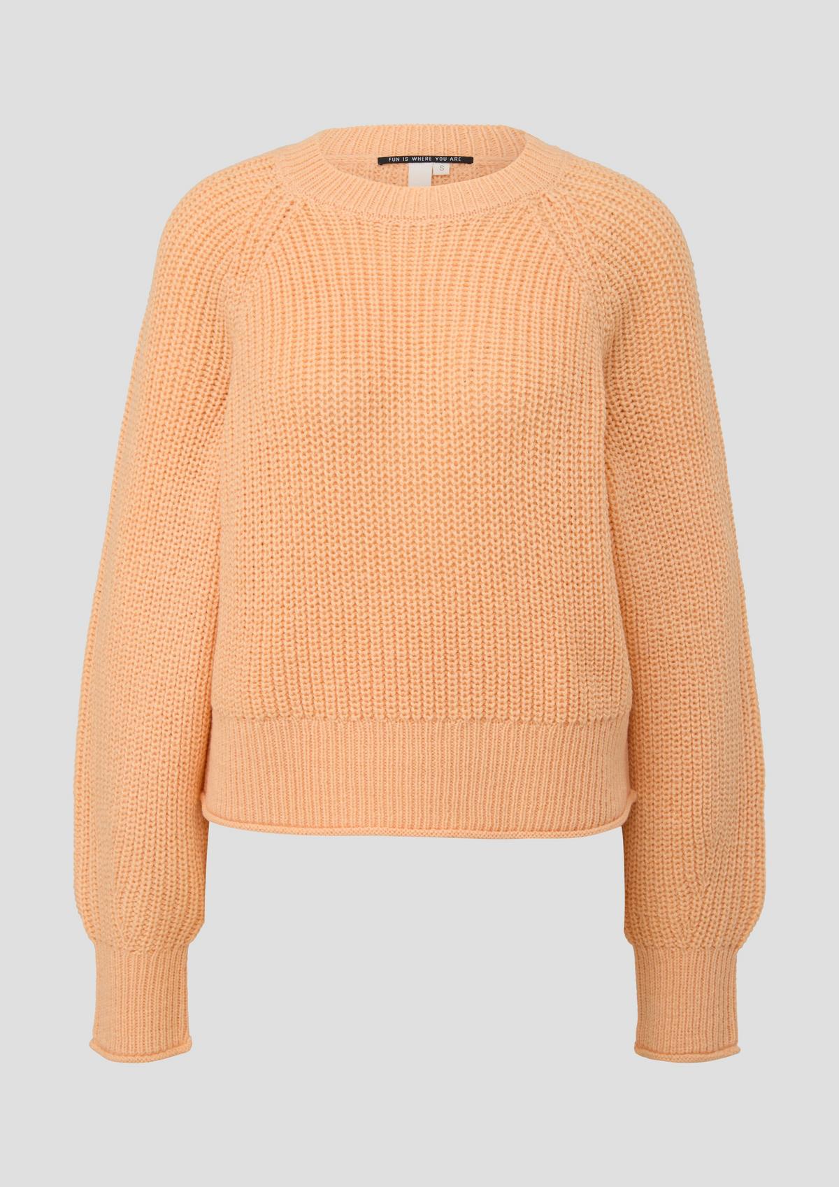 s.Oliver Knit jumper with ribbed elements