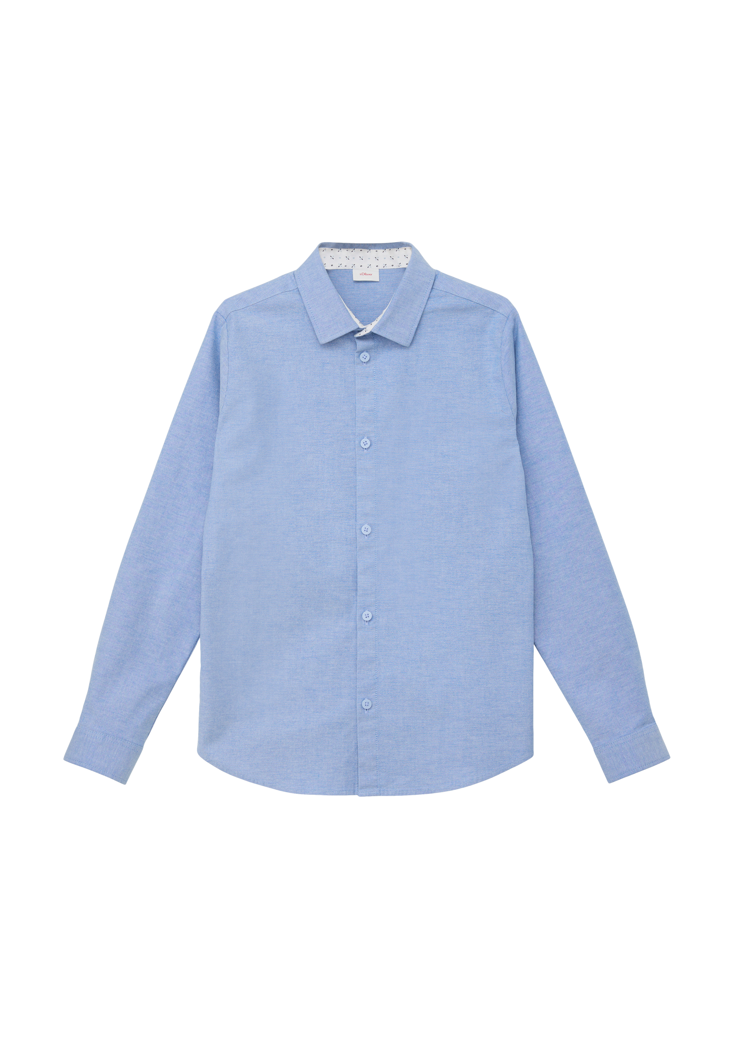 s.Oliver - Oxford Hemd aus Baumwollstretch, Jungen, blau