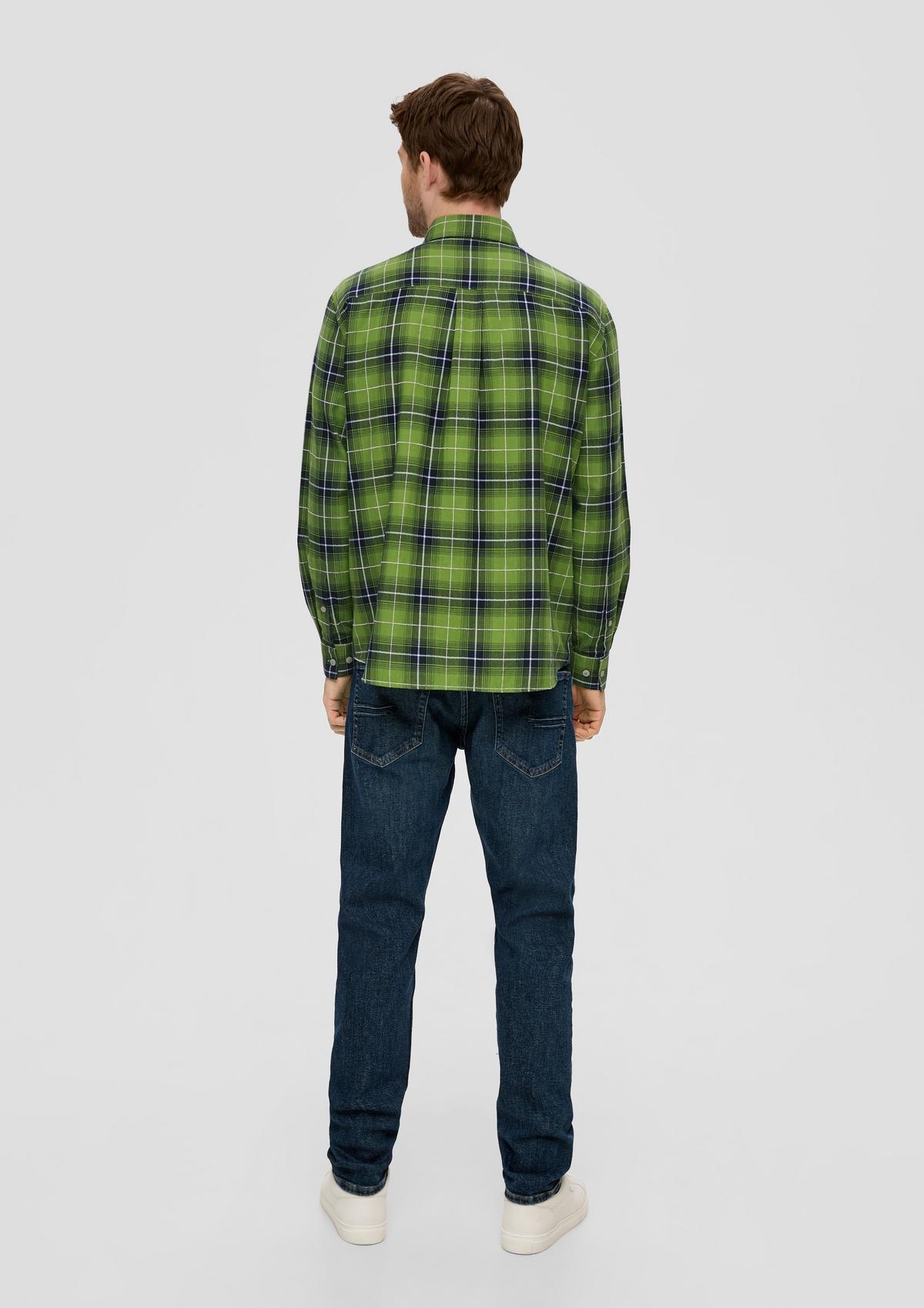 s.Oliver Regular fit: long sleeve shirt with a button-down collar