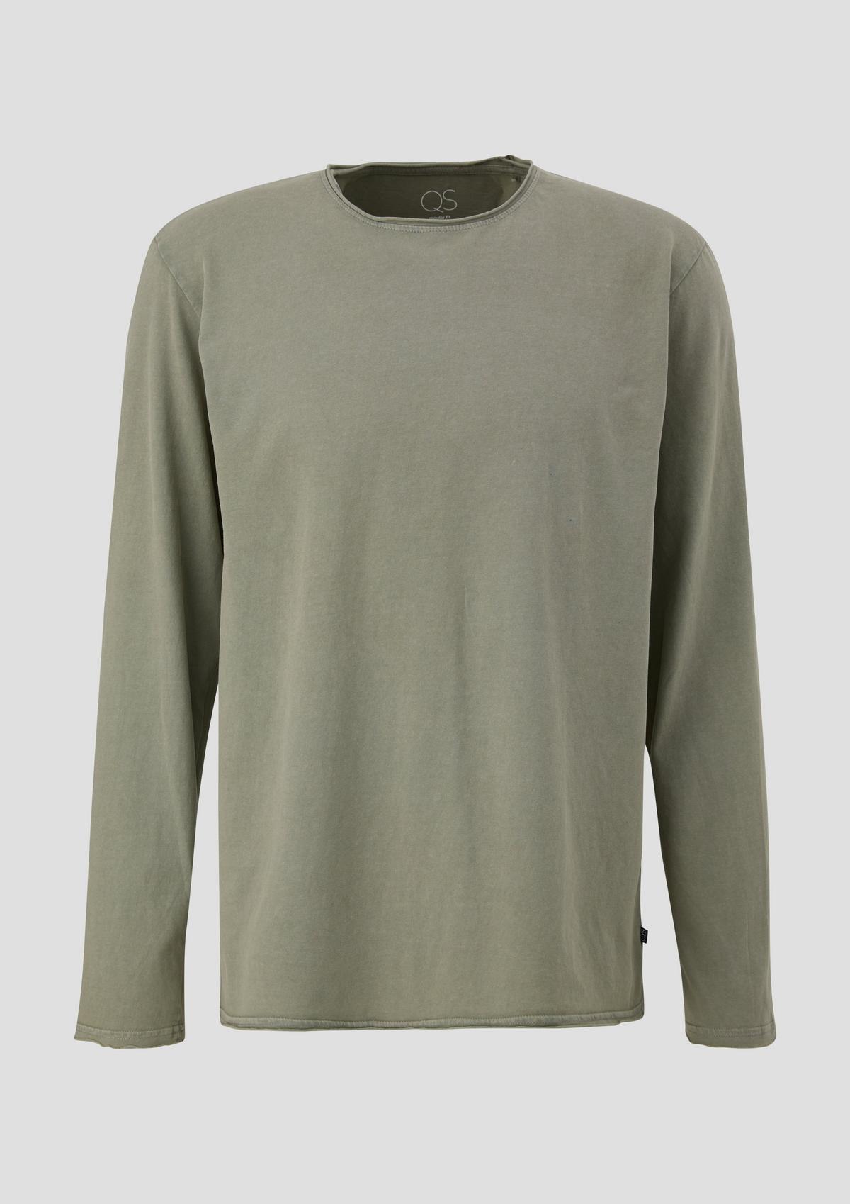 s.Oliver Long sleeve top with rolled hems