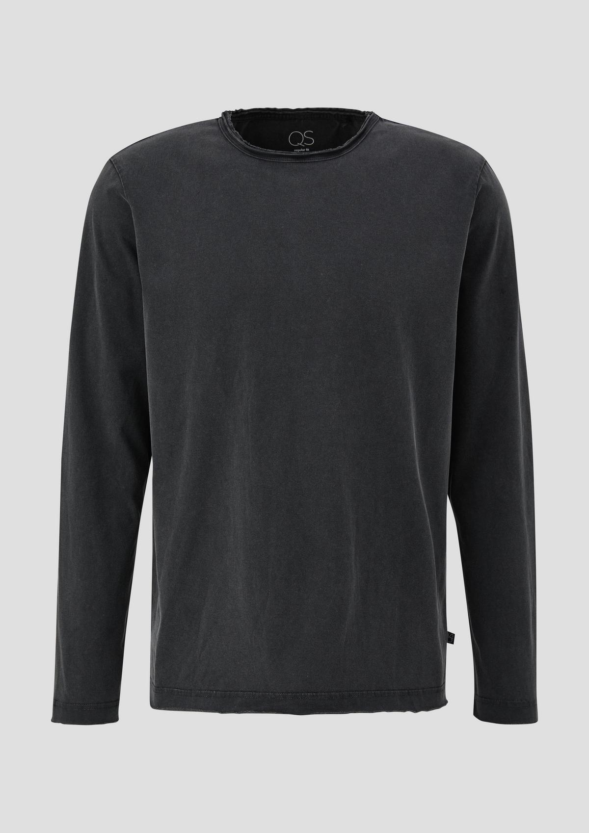 s.Oliver Long sleeve top with rolled hems