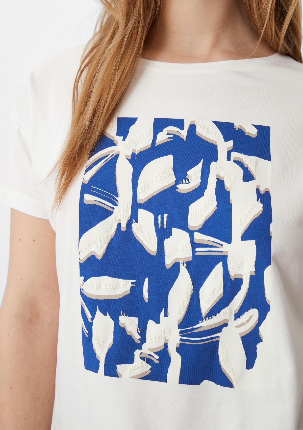 comma T-Shirt mit Front-Print