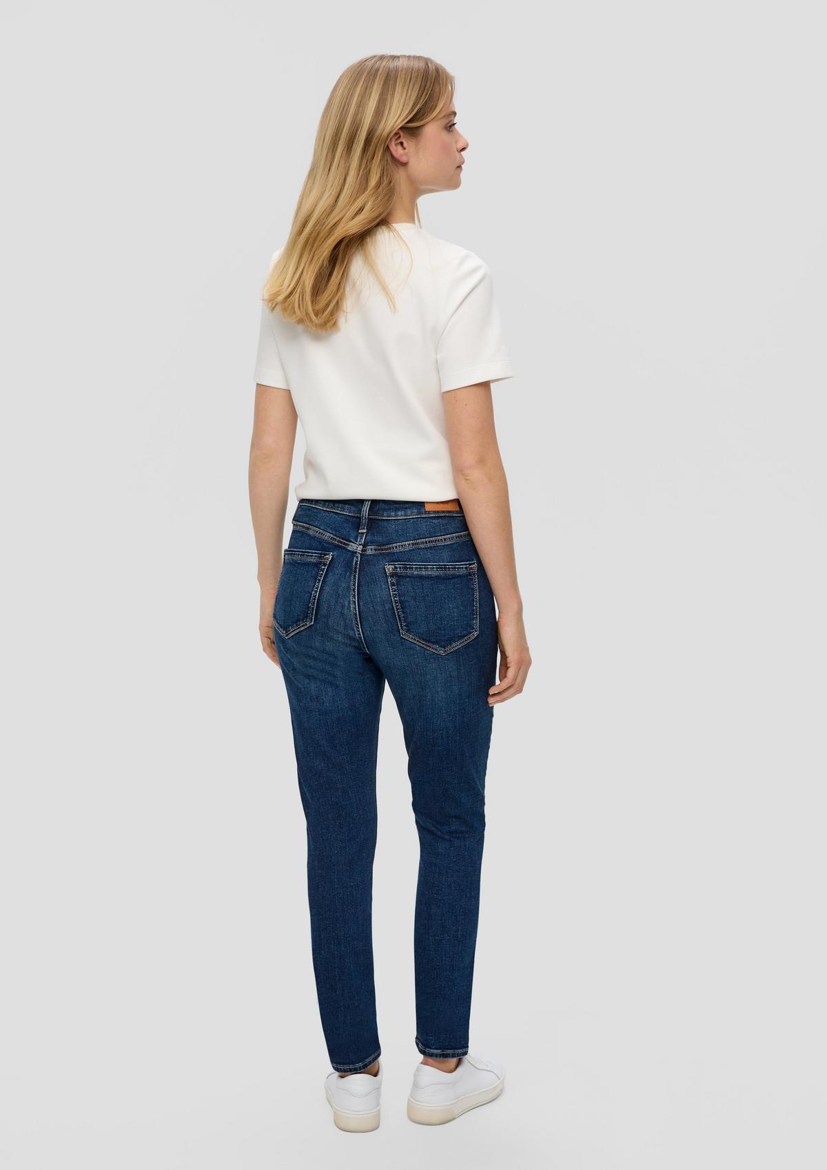 s.Oliver Jeans hlače Izabell/kroj Skinny Fit/High Rise/oprijete hlačnice