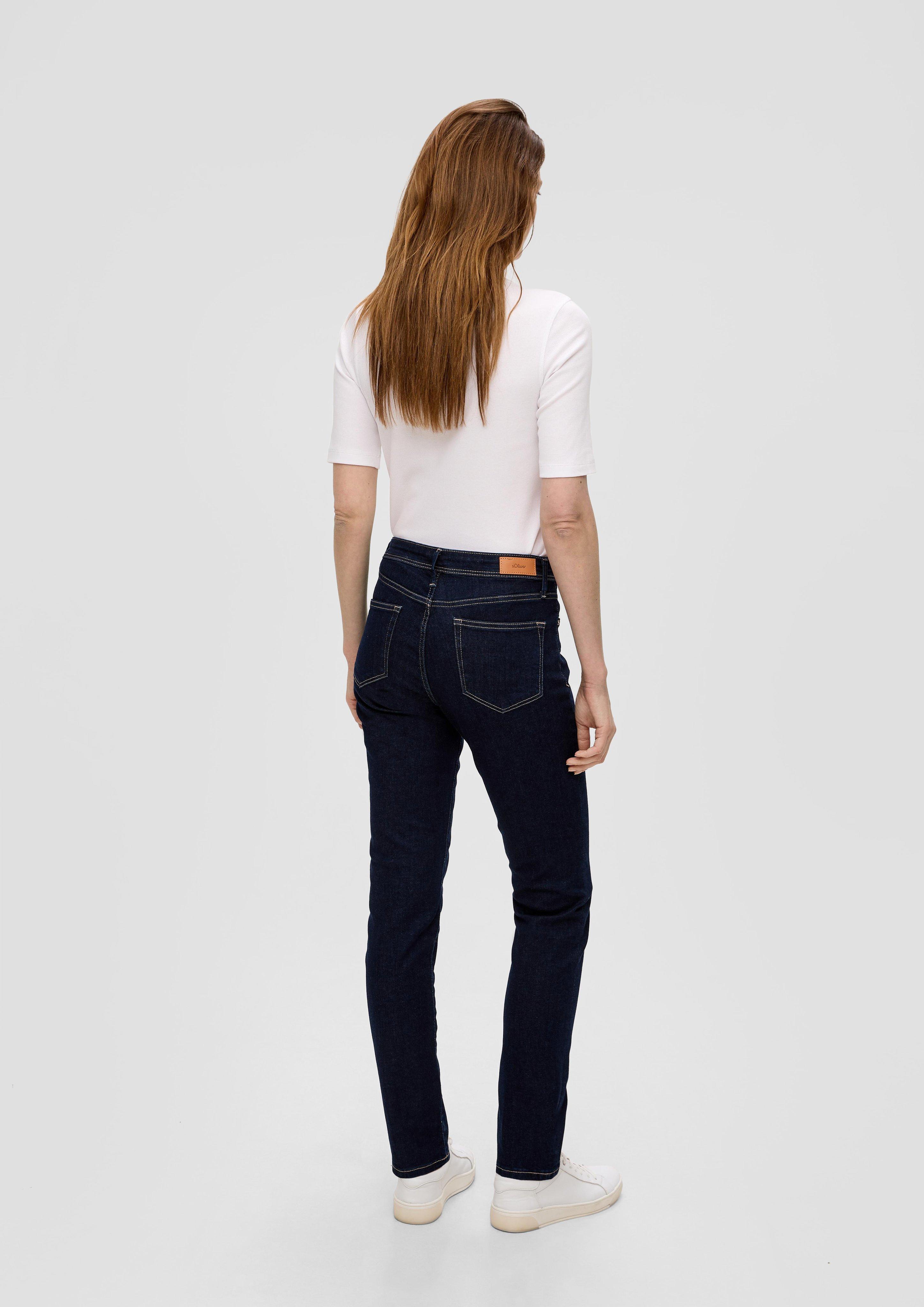 Capri jeans Betsy / Regular Fit / Mid Rise / Slim Leg - Blue | s.Oliver