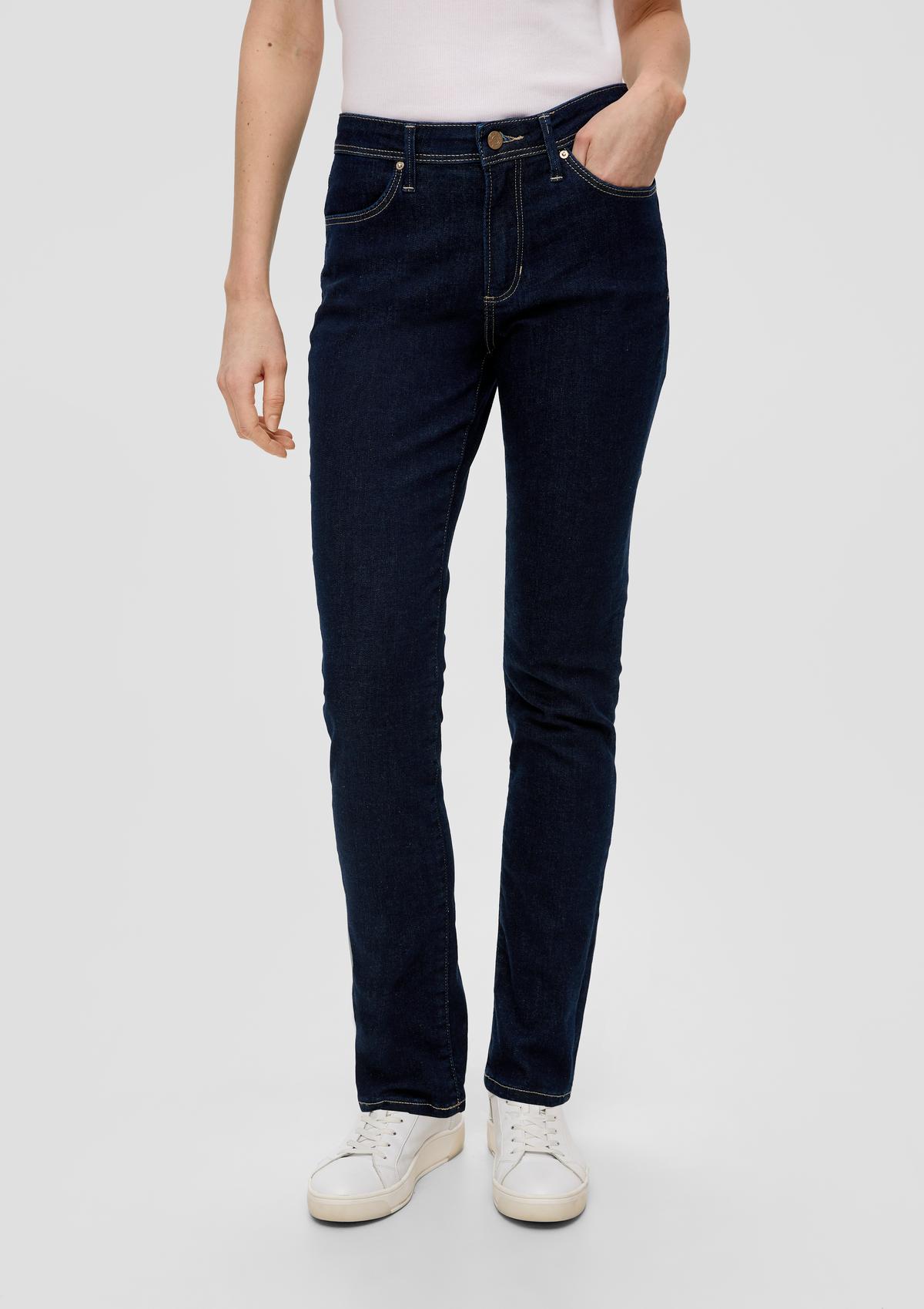 s.Oliver Jeans hlače Betsy / kroj Slim Fit /Mid Rise / ozke hlačnice