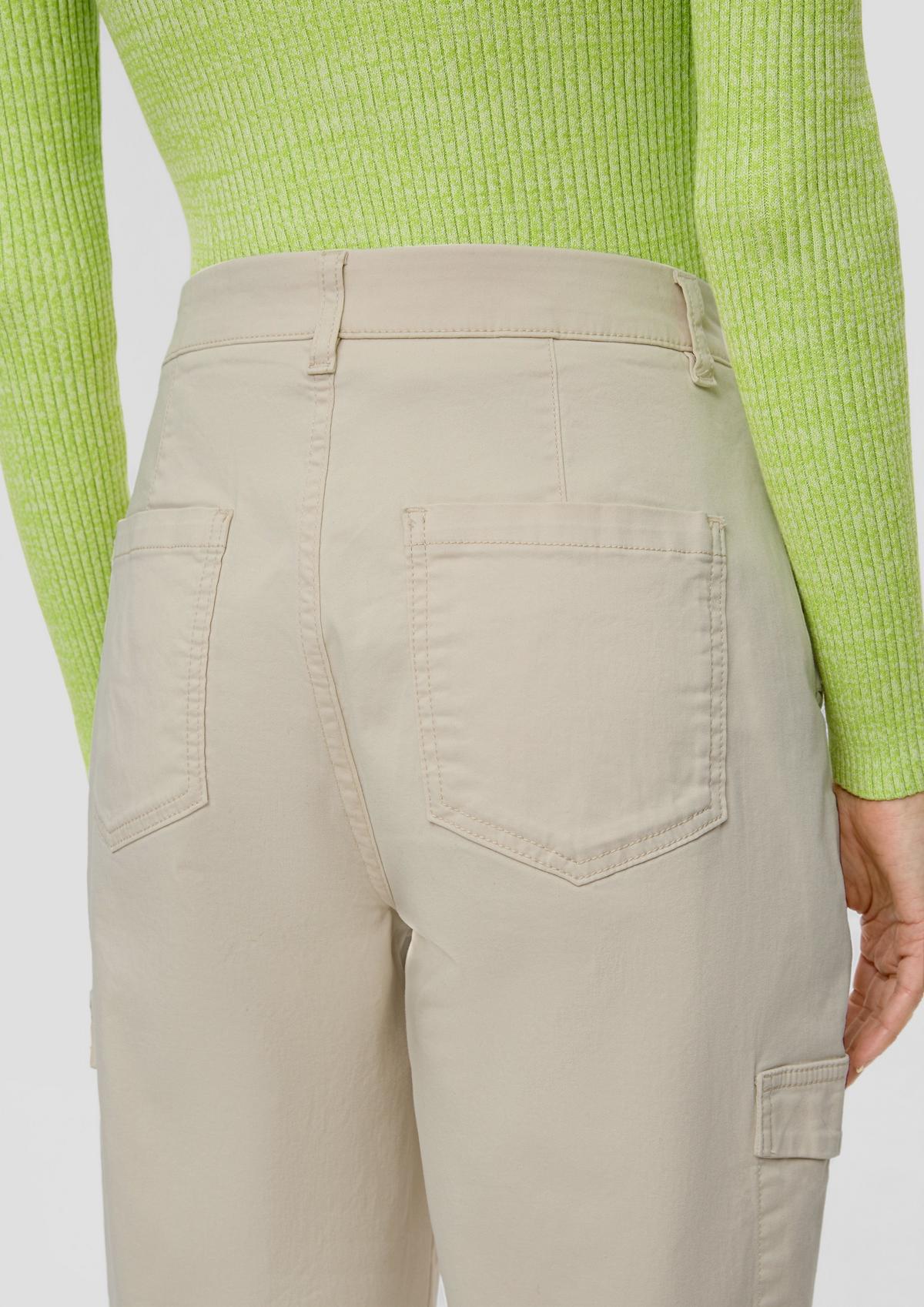 s.Oliver Relaxed: Hose mit Super High Waist