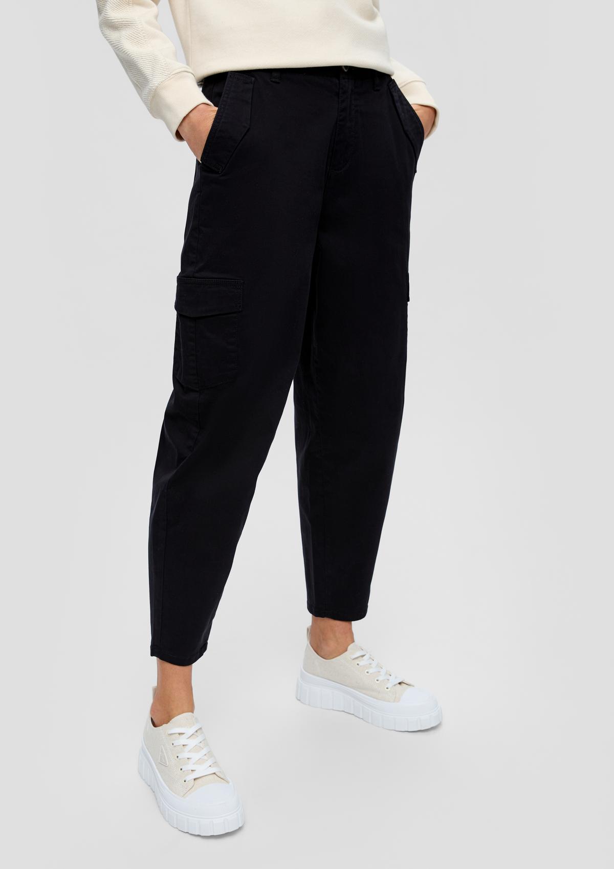 s.Oliver Relaxed fit: trousers with a super high waist
