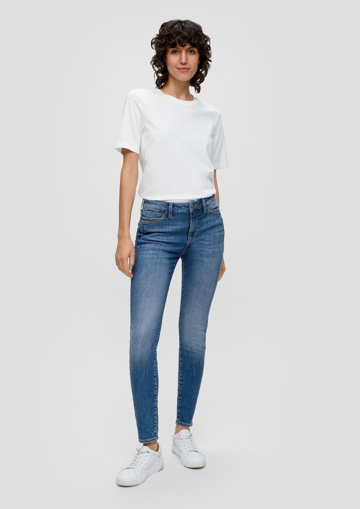 s.Oliver Jeans Izabell / coupe Skinny Fit / taille mi-haute / Skinny Leg