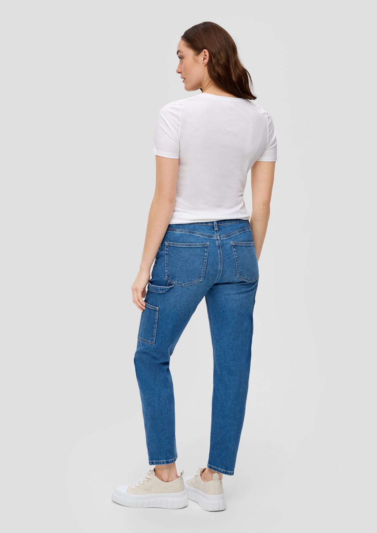 s.Oliver 360° Denim / Ankle Jeans Francis / Relaxed Fit / Mid Rise / Tapered Leg / Boyfriend