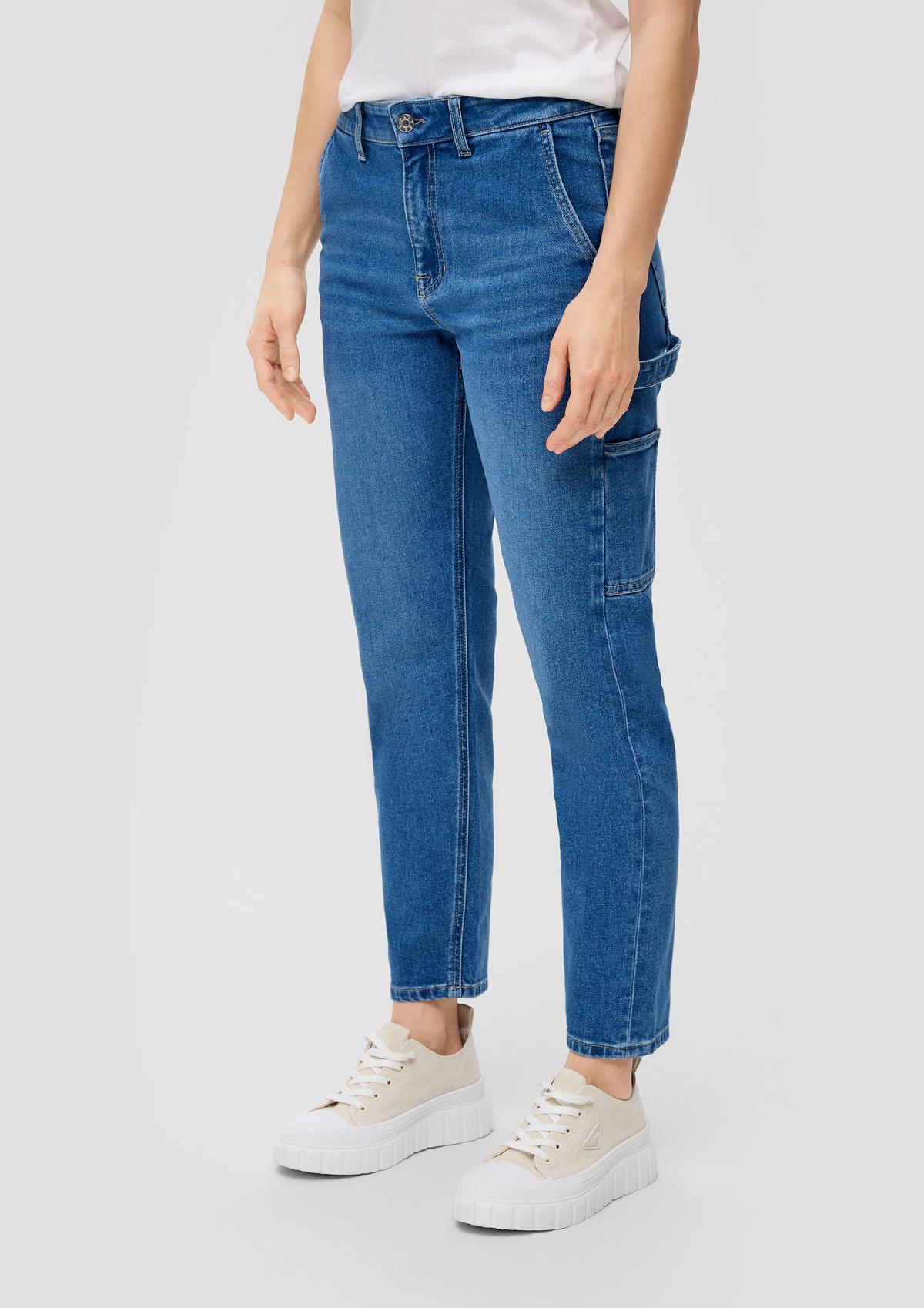 s.Oliver 360° Denim / Ankle Jeans Francis / Relaxed Fit / Mid Rise / Tapered Leg / Boyfriend