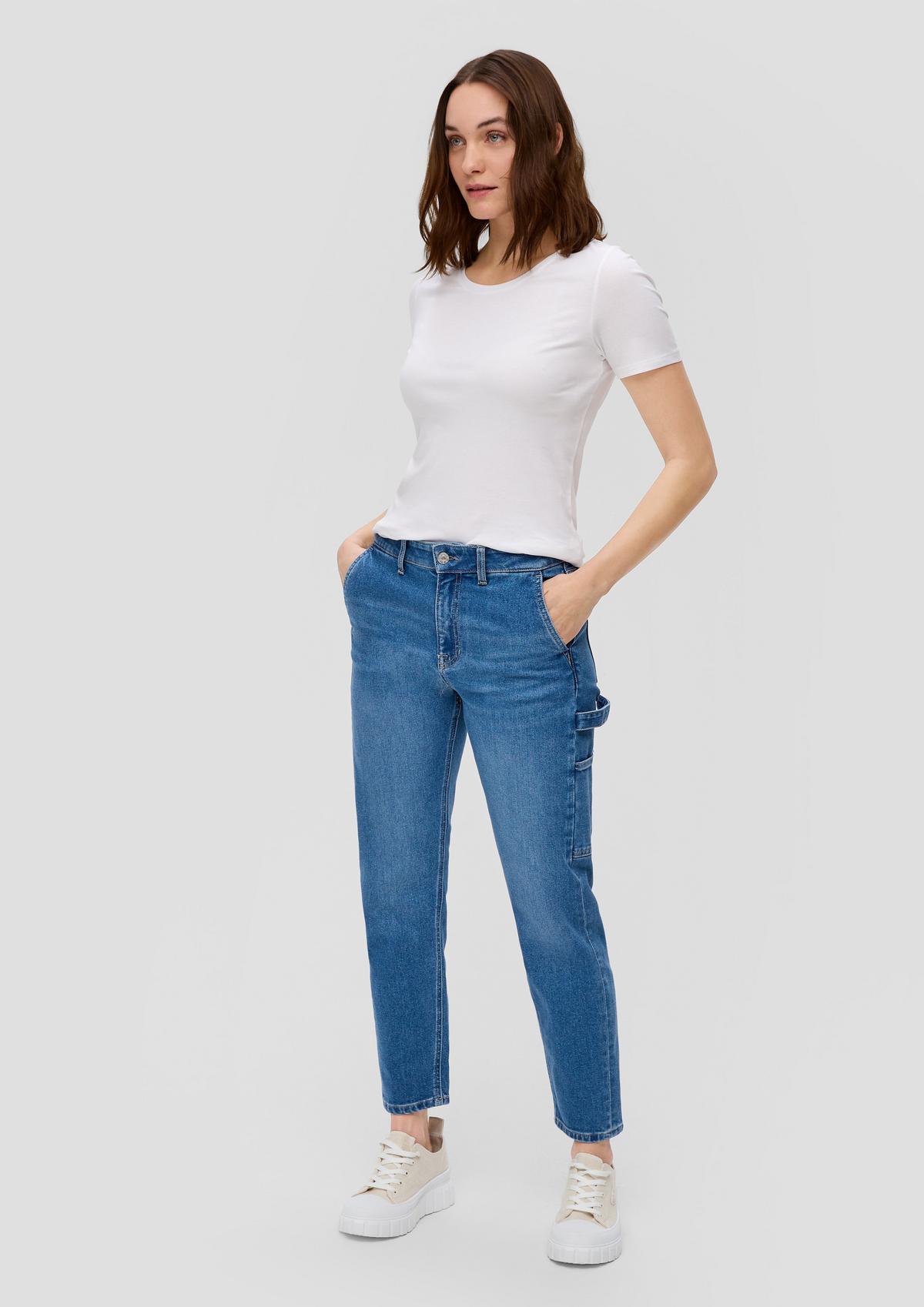 s.Oliver Francis ankle-length jeans / relaxed fit / mid rise / tapered leg / boyfriend