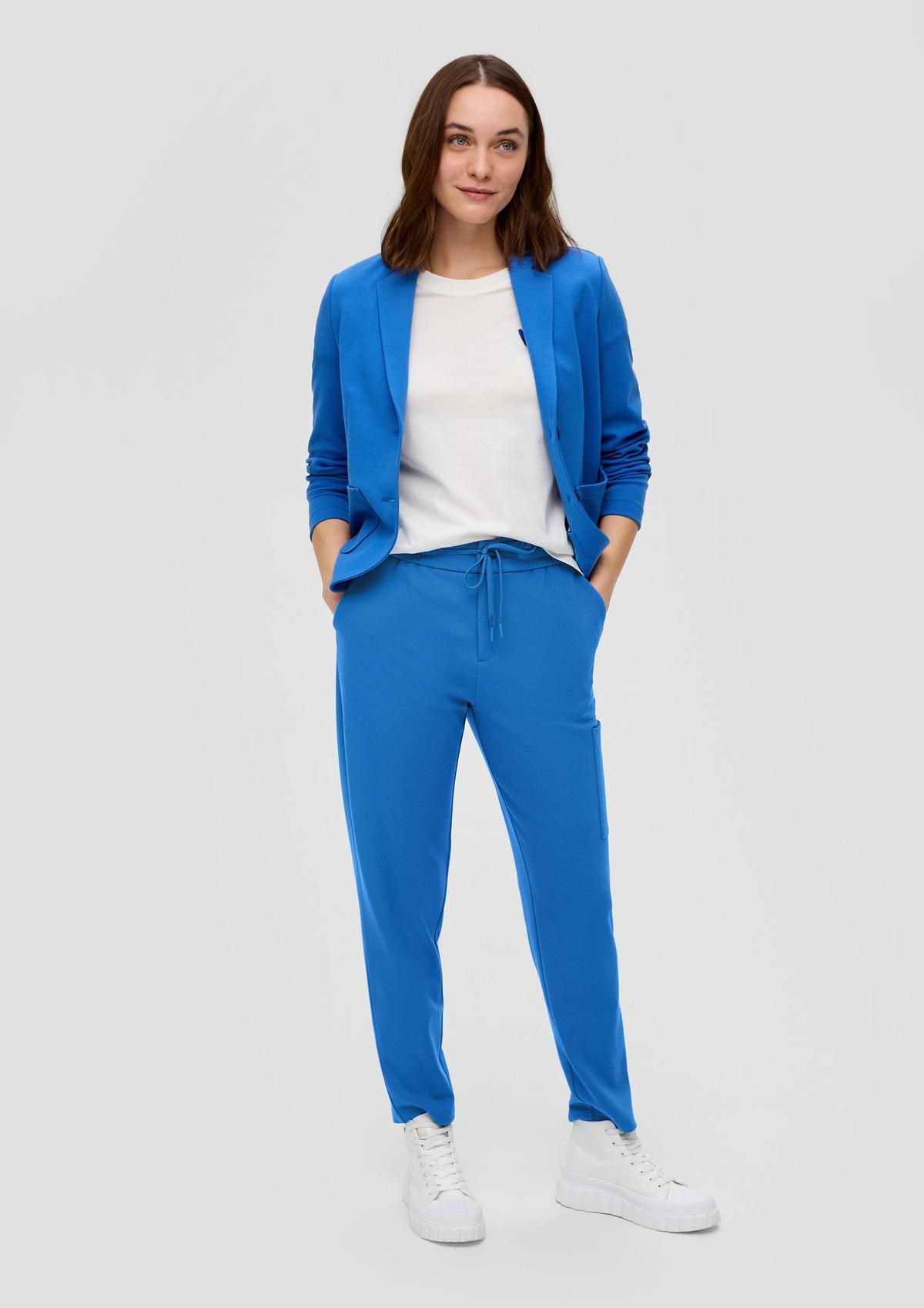 Pantalon de jogging en cachemire bleu clair femme