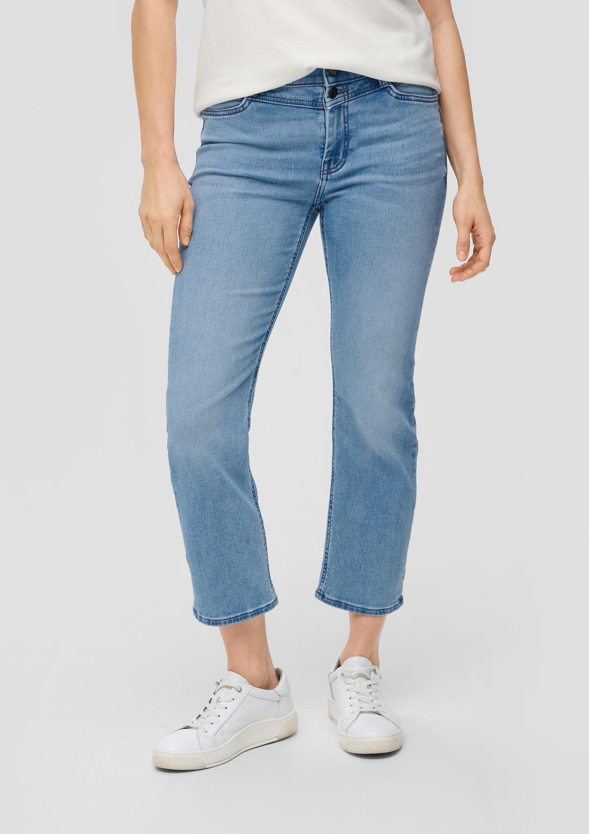 s.Oliver Cropped jeans Karolin / regular fit / mid rise / straight leg / zadelpas